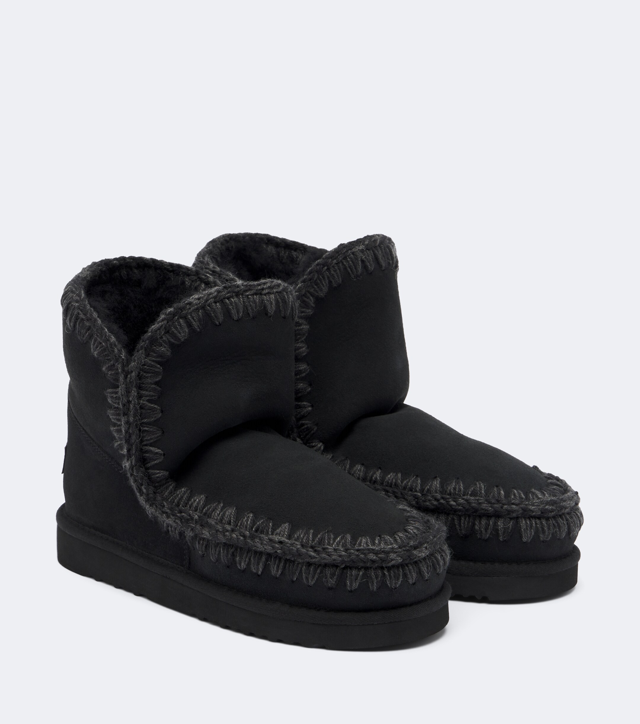 MOU Mou 18 shearling-lined suede ankle boots