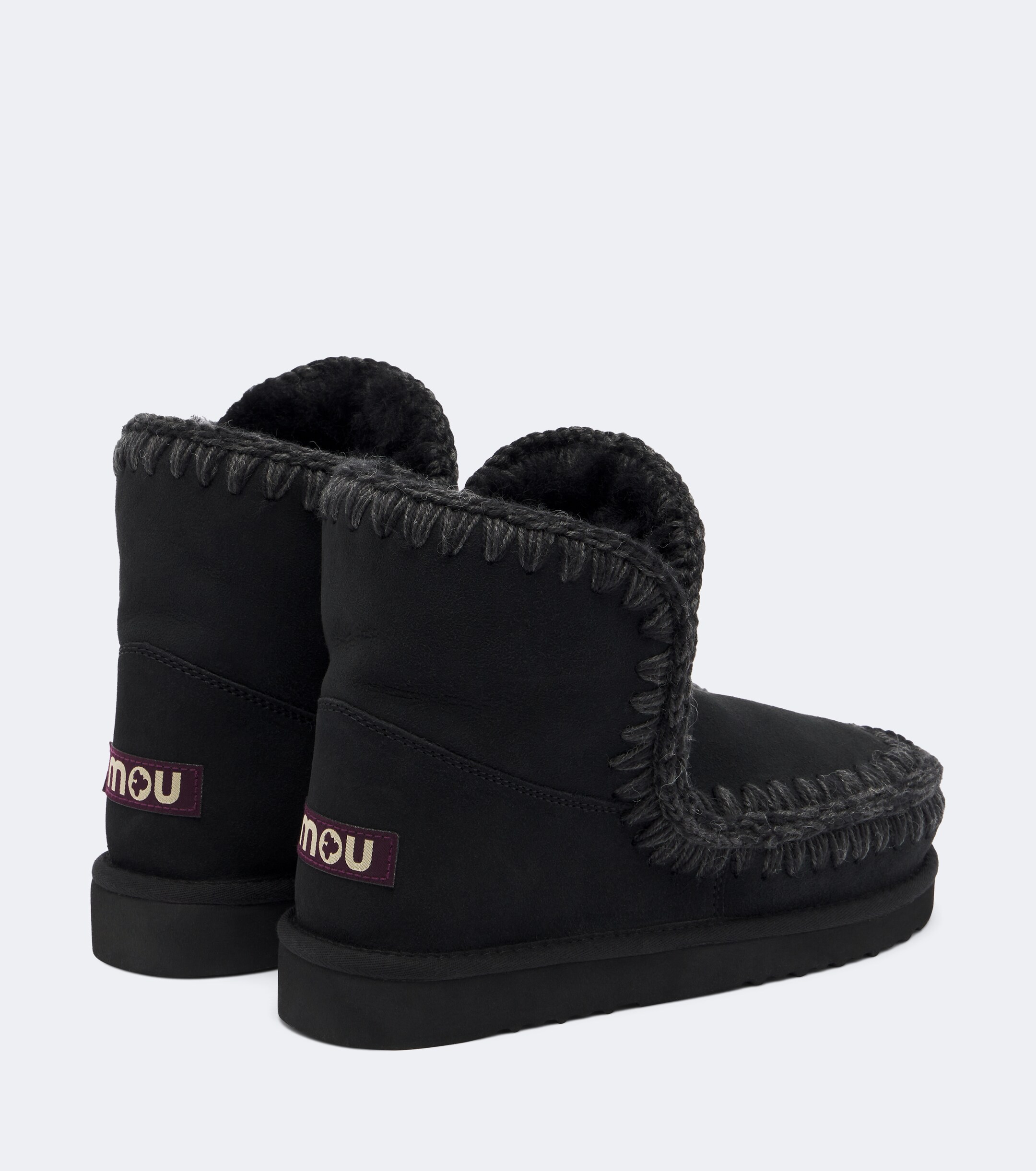 MOU Mou 18 shearling-lined suede ankle boots