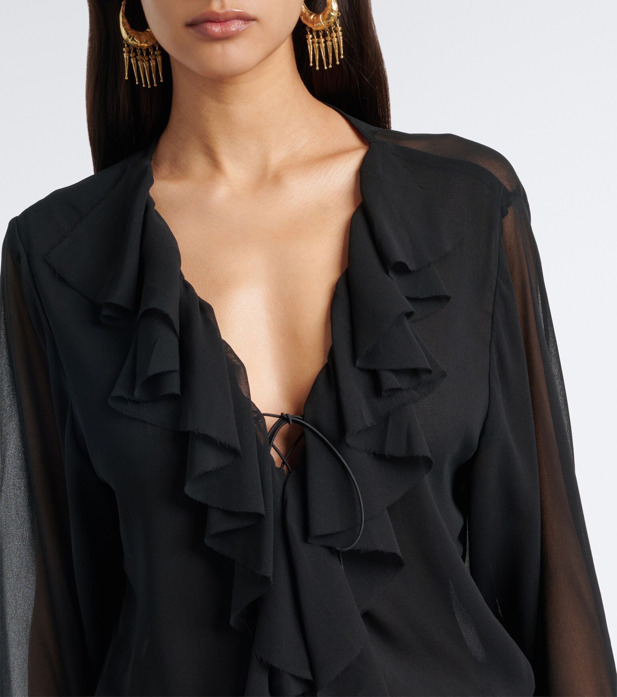 Bananhot Bananhot Bellen ruffled minidress