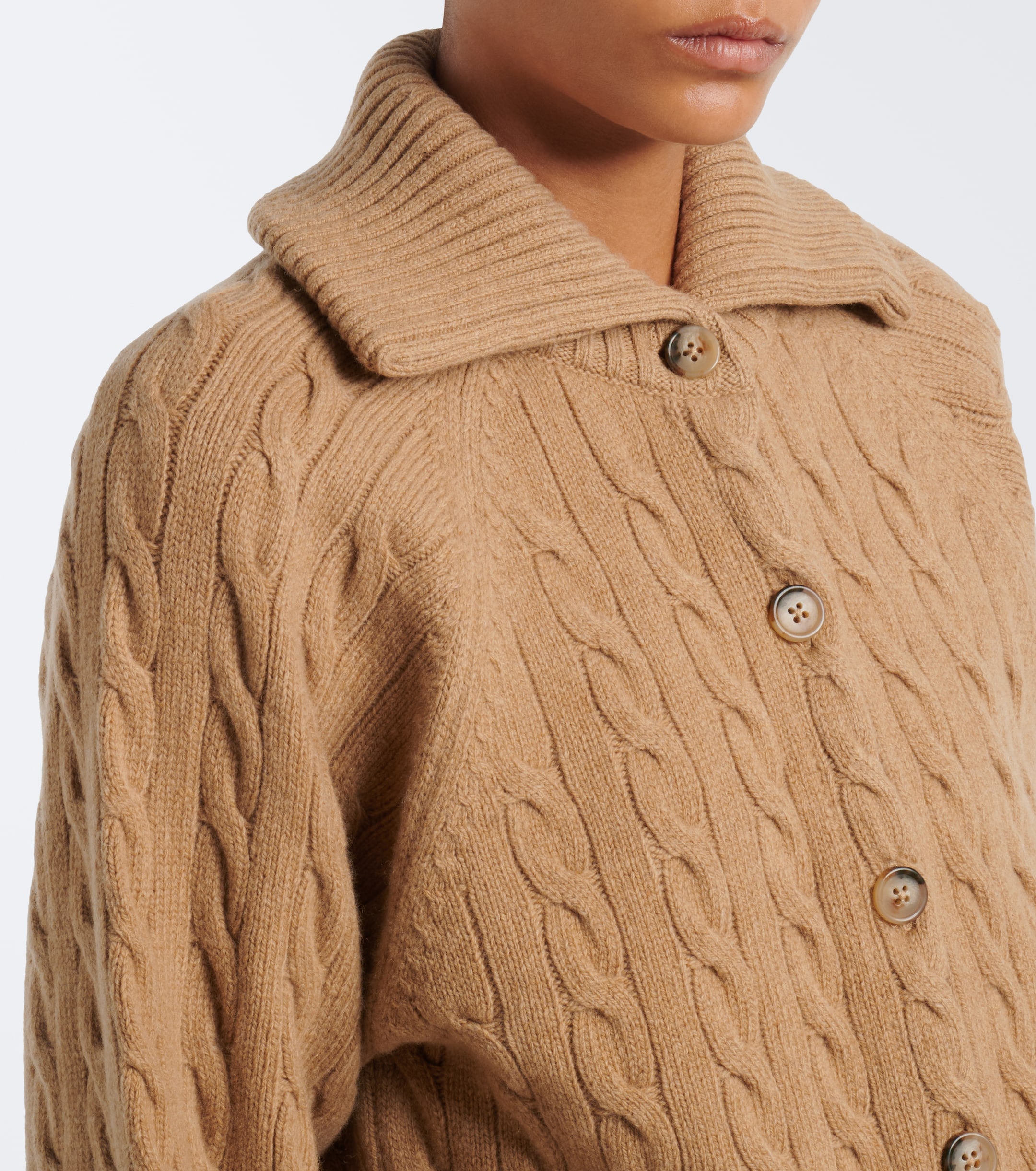 Polo Ralph Lauren Polo Ralph Lauren Cable-knit wool and cashmere cardigan