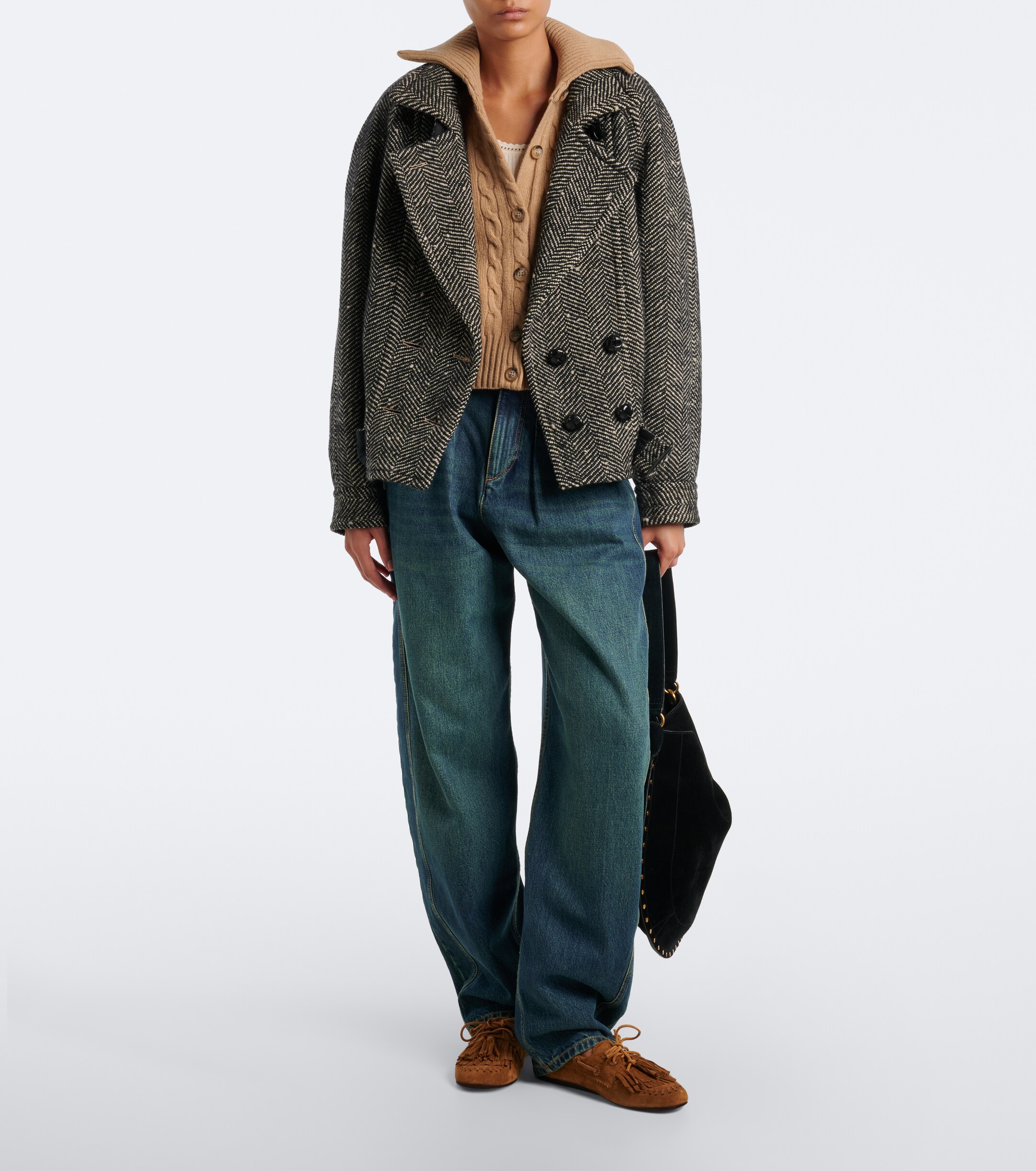 Polo Ralph Lauren Polo Ralph Lauren Cable-knit wool and cashmere cardigan