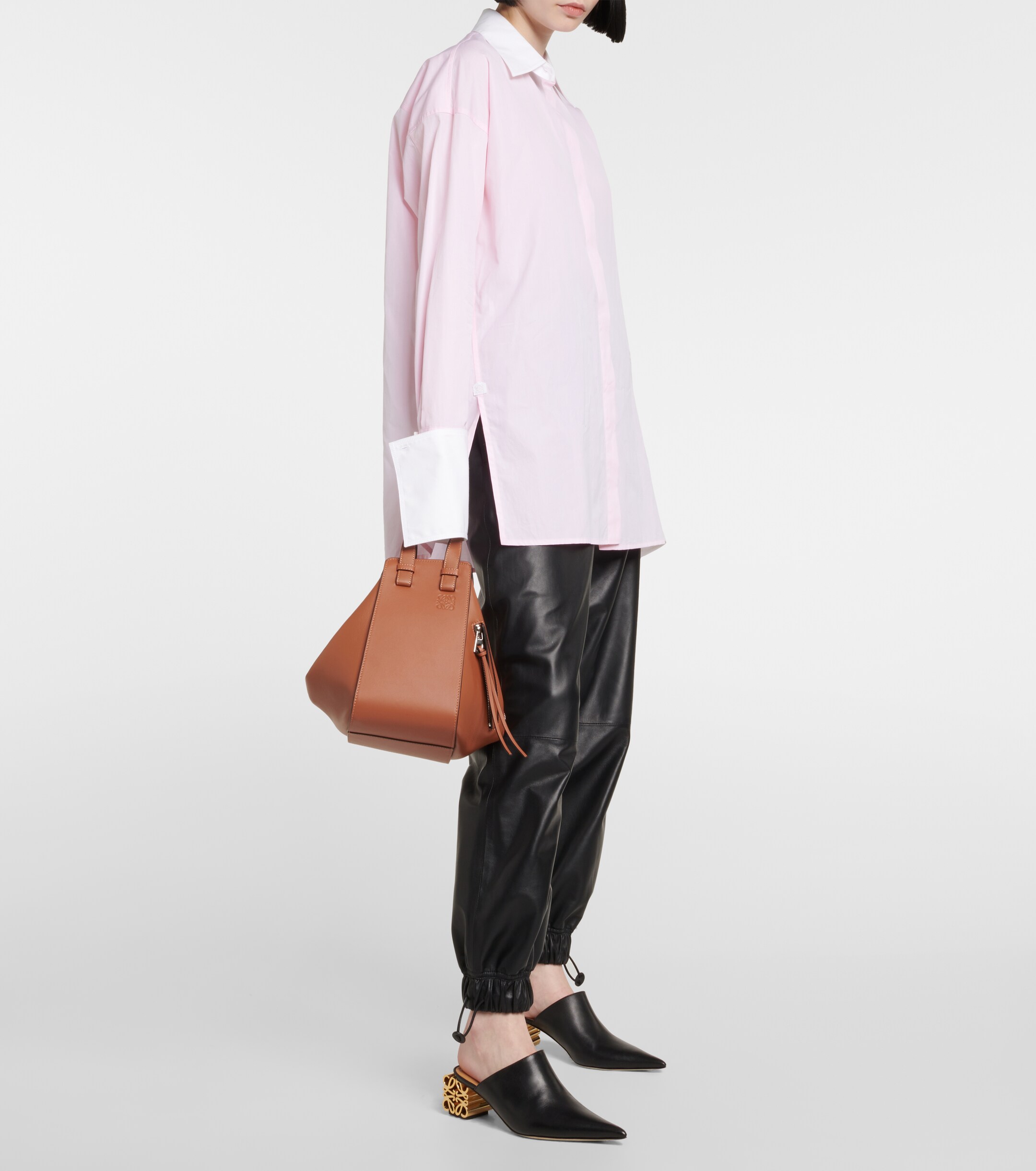 Loewe Hammock Small leather top-handle bag