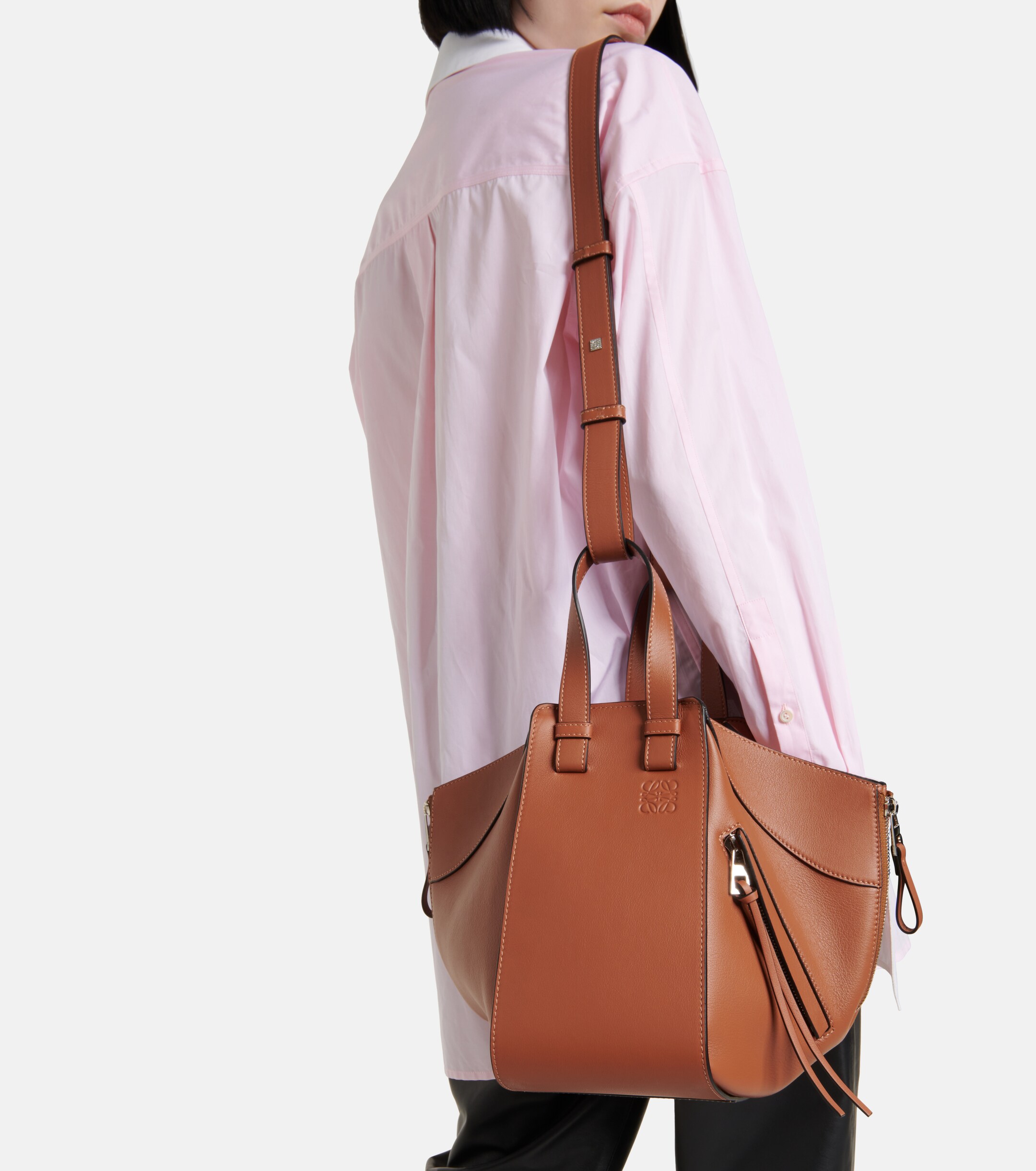 Loewe Hammock Small leather top-handle bag