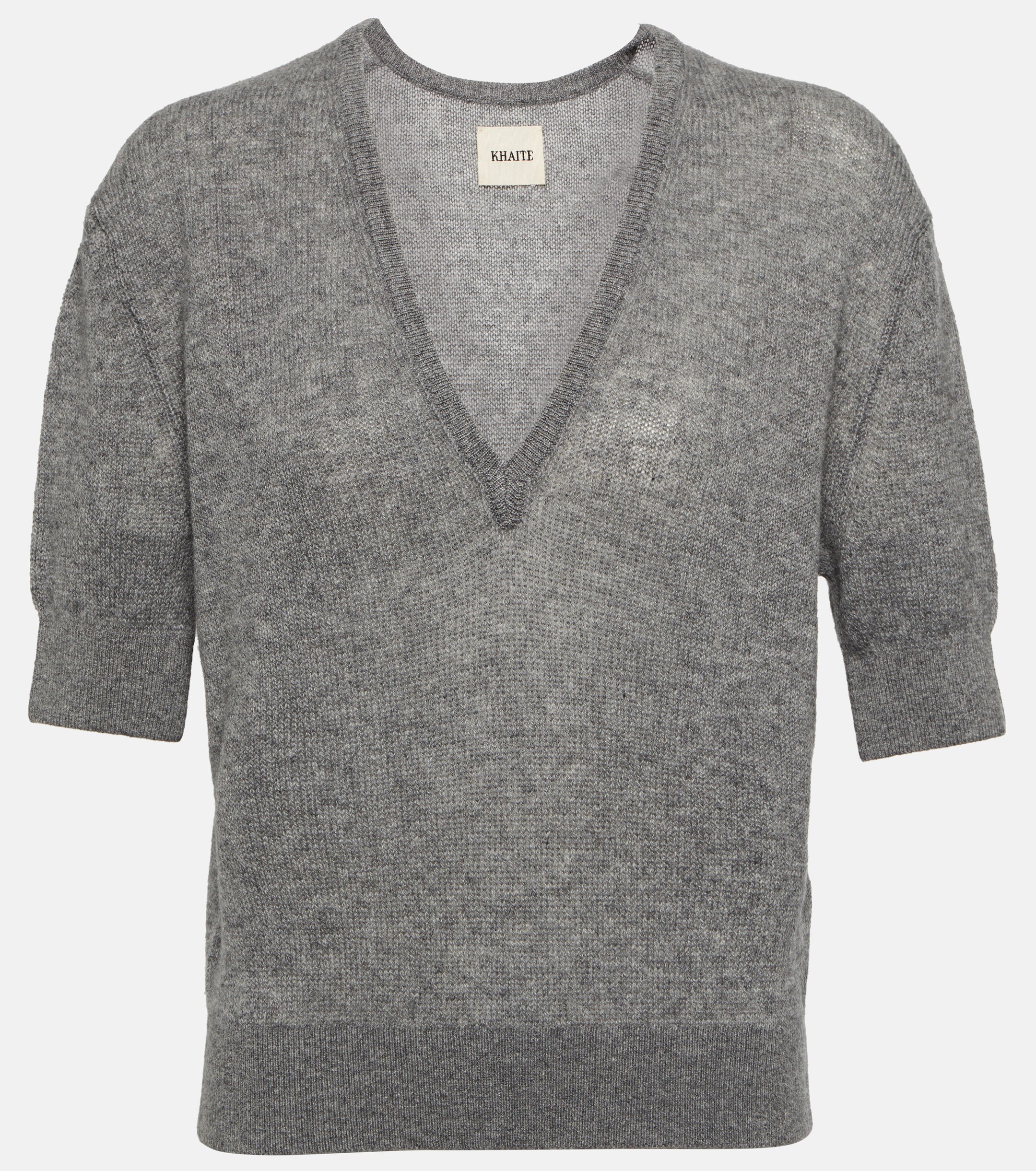 KHAITE Sierra cashmere-blend top