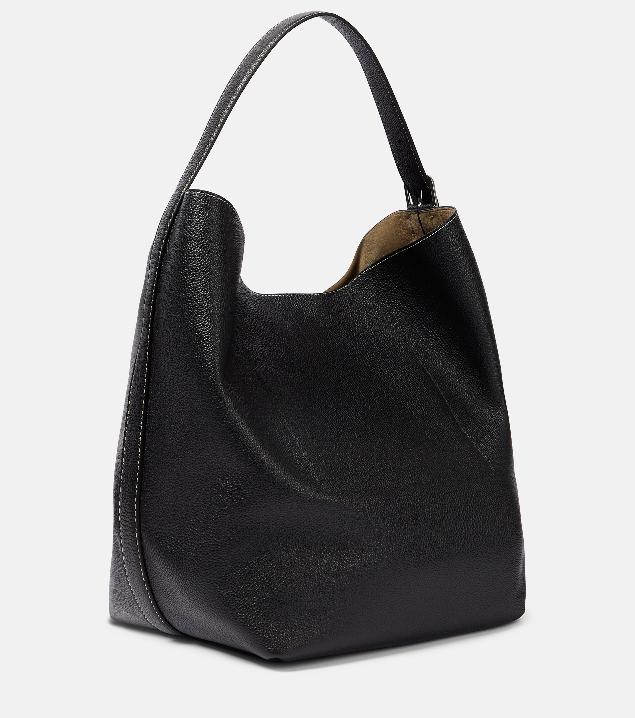 TOTEME Belted leather tote bag