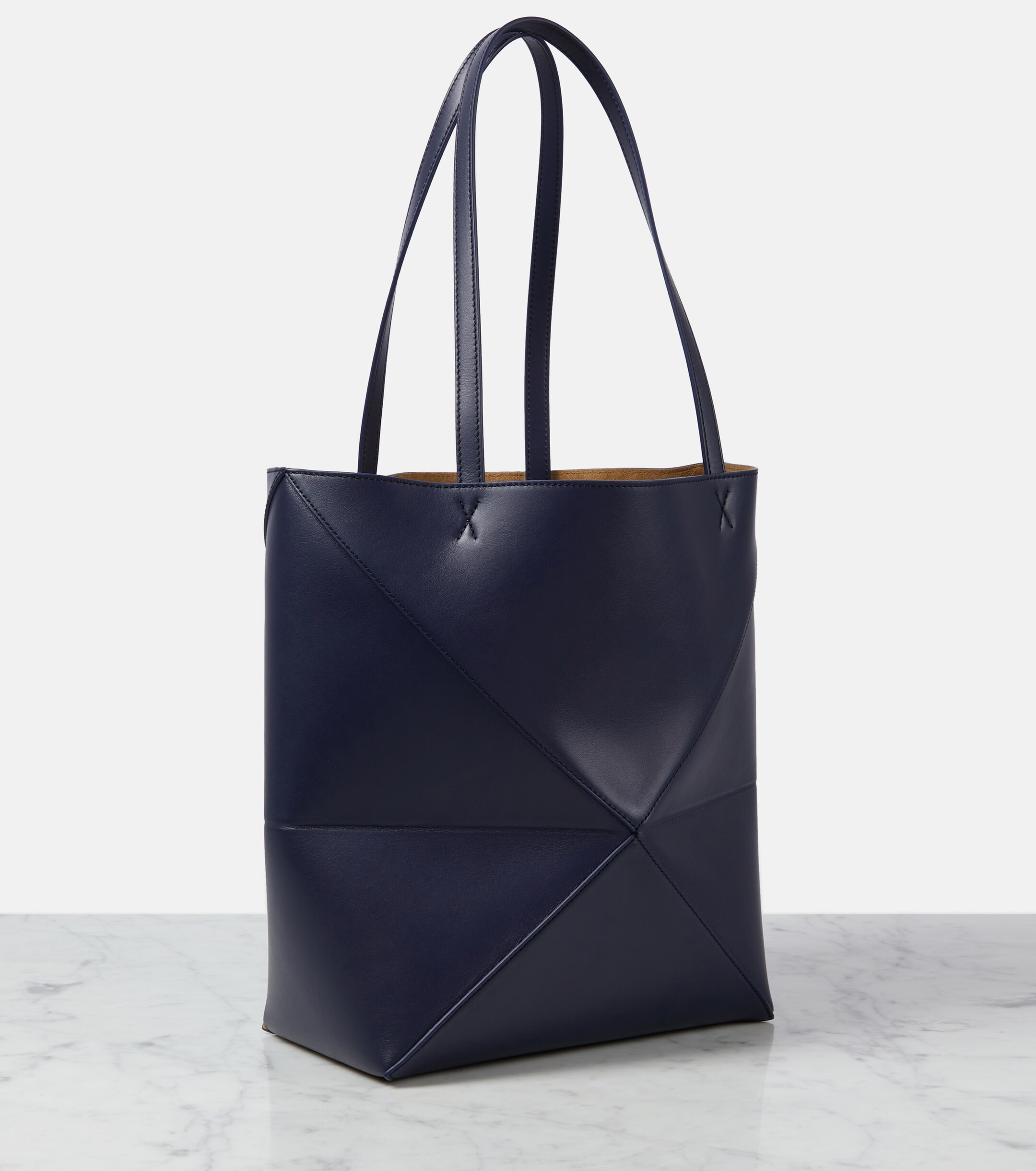 Loewe Puzzle Fold leather tote bag