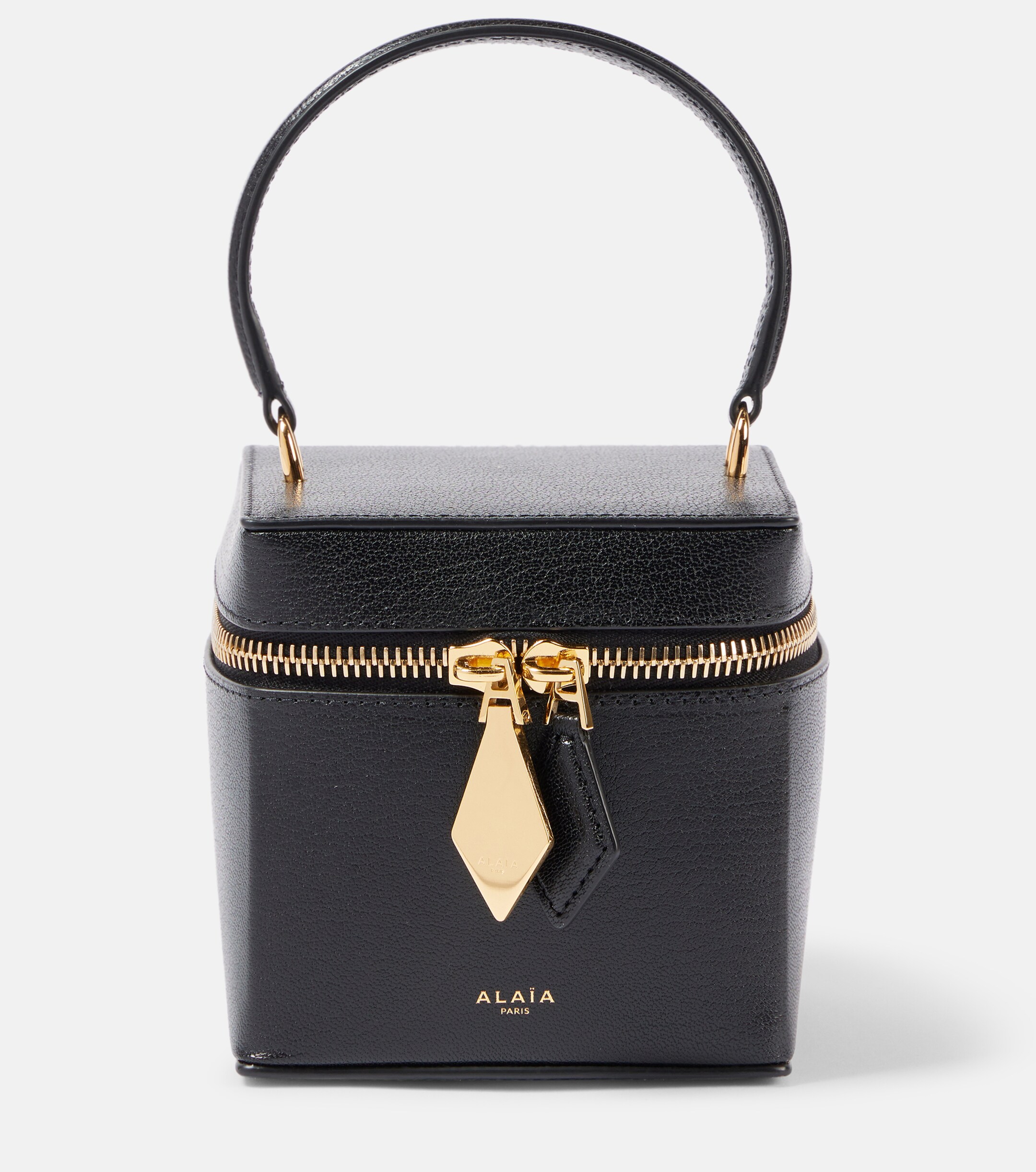 Alaïa Cube leather vanity bag