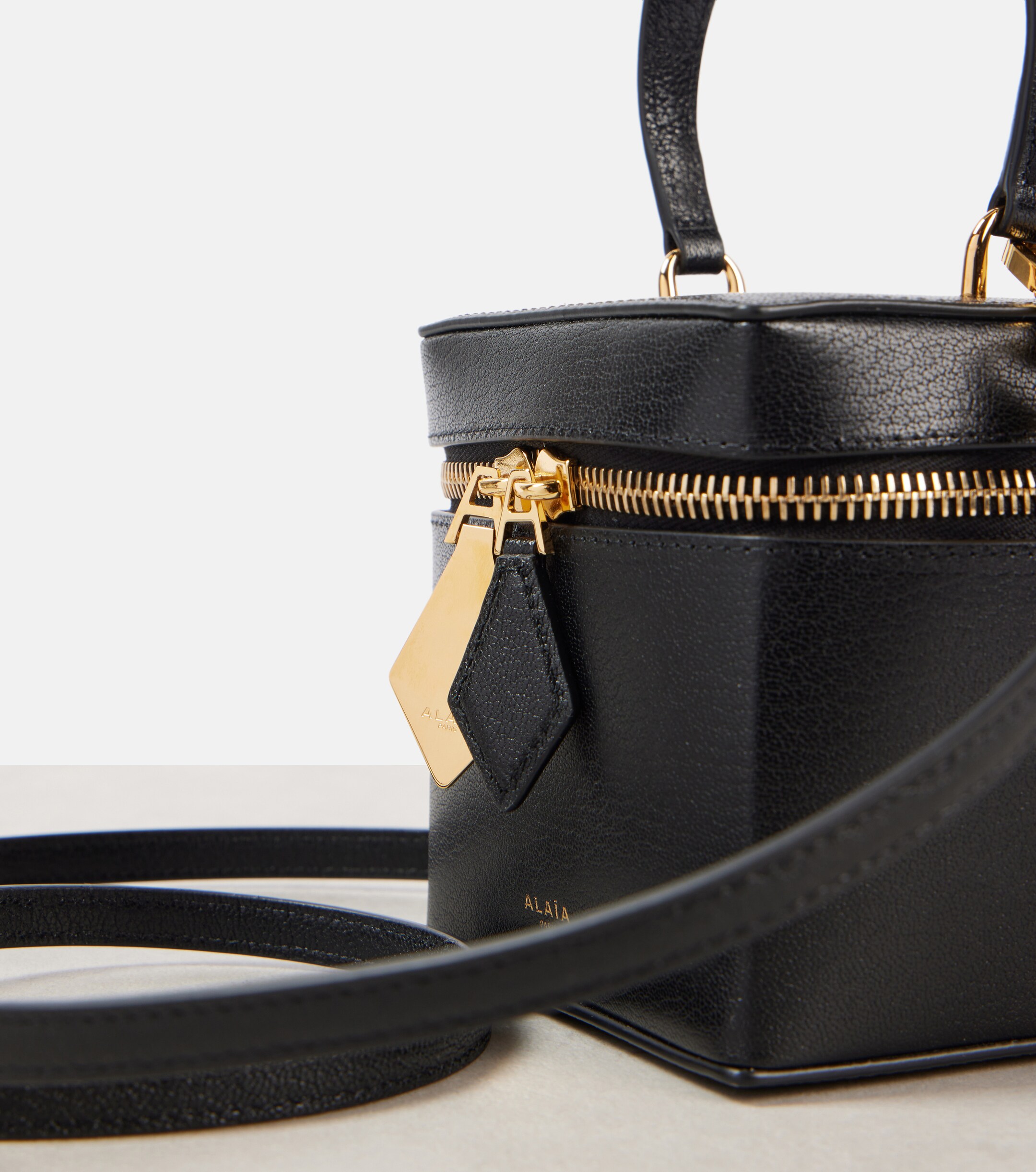 Alaïa Cube leather vanity bag