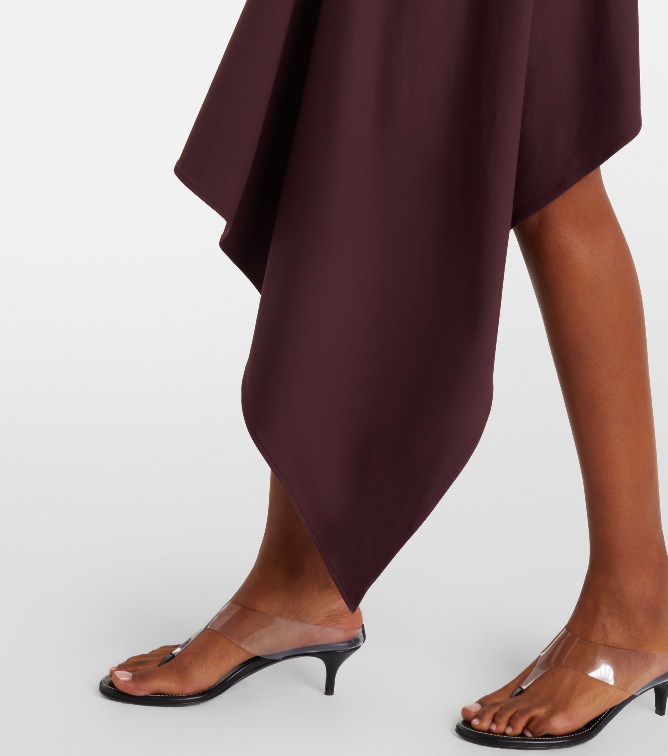 Magda Butrym Magda Butrym Floral-appliqué draped miniskirt