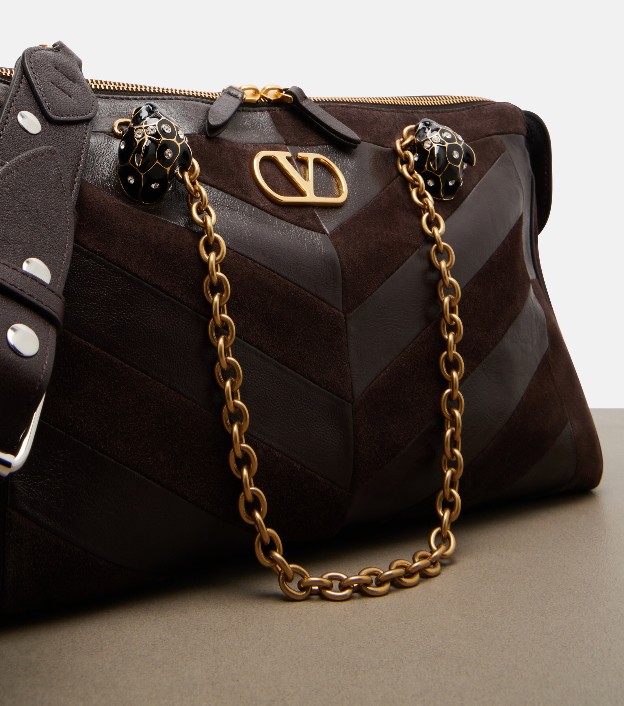 Valentino Garavani Panthea Medium leather shoulder bag thumbnail