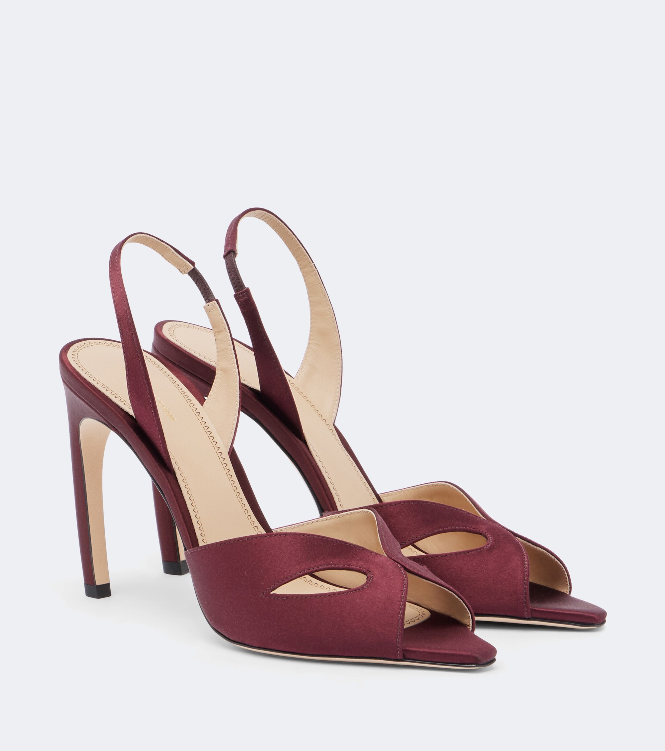 Victoria Beckham Victoria Beckham Harlow satin slingback sandals