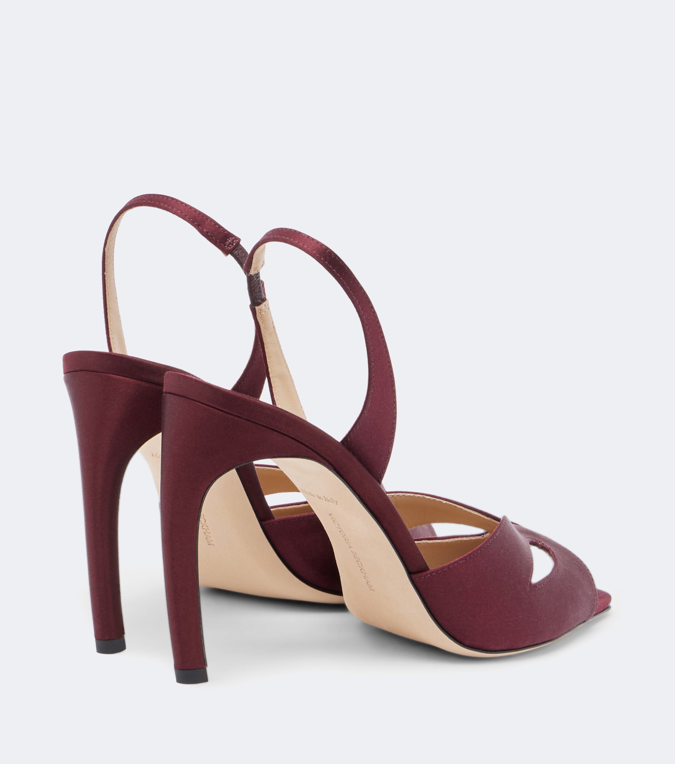 Victoria Beckham Victoria Beckham Harlow satin slingback sandals