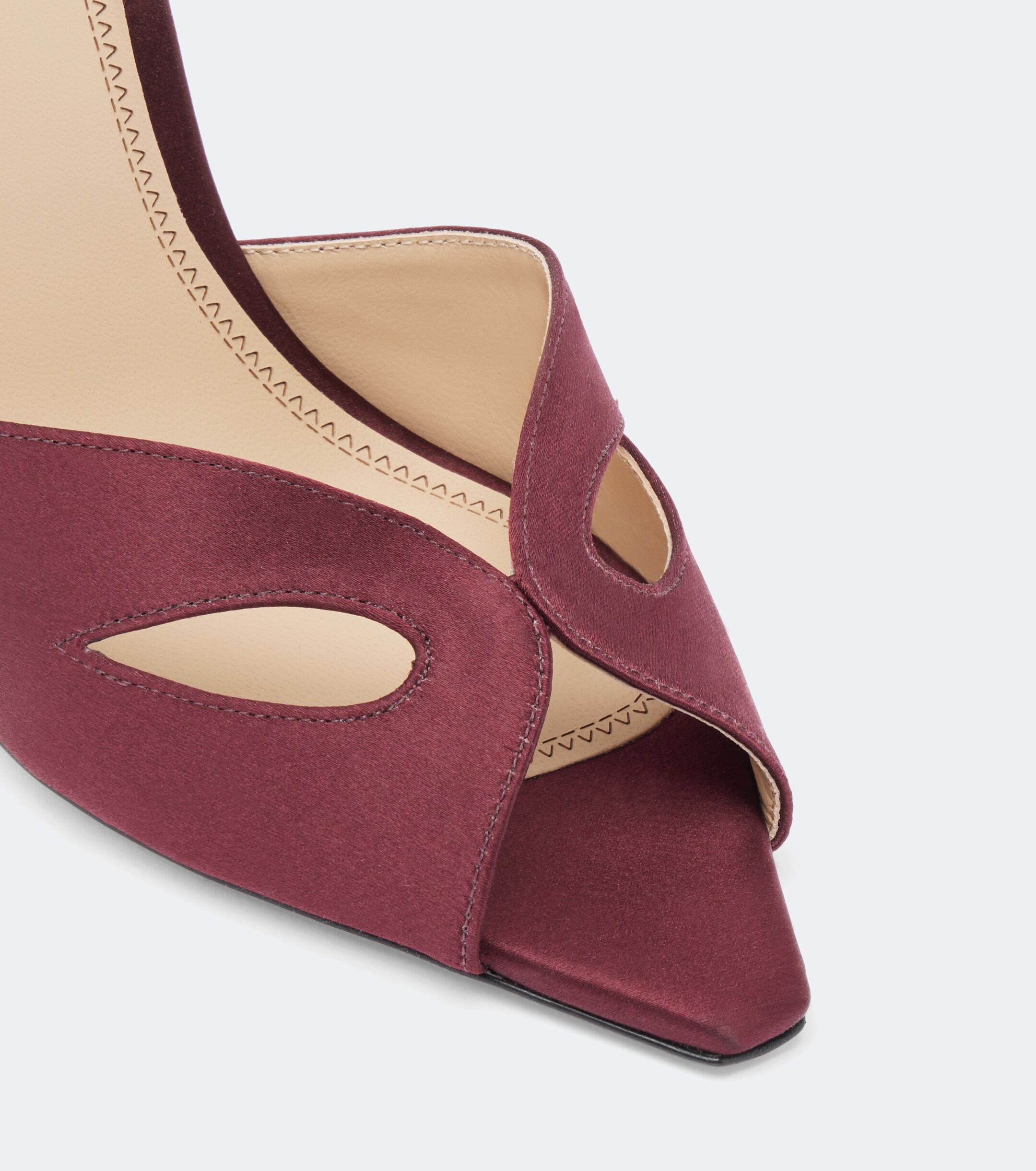 Victoria Beckham Victoria Beckham Harlow satin slingback sandals