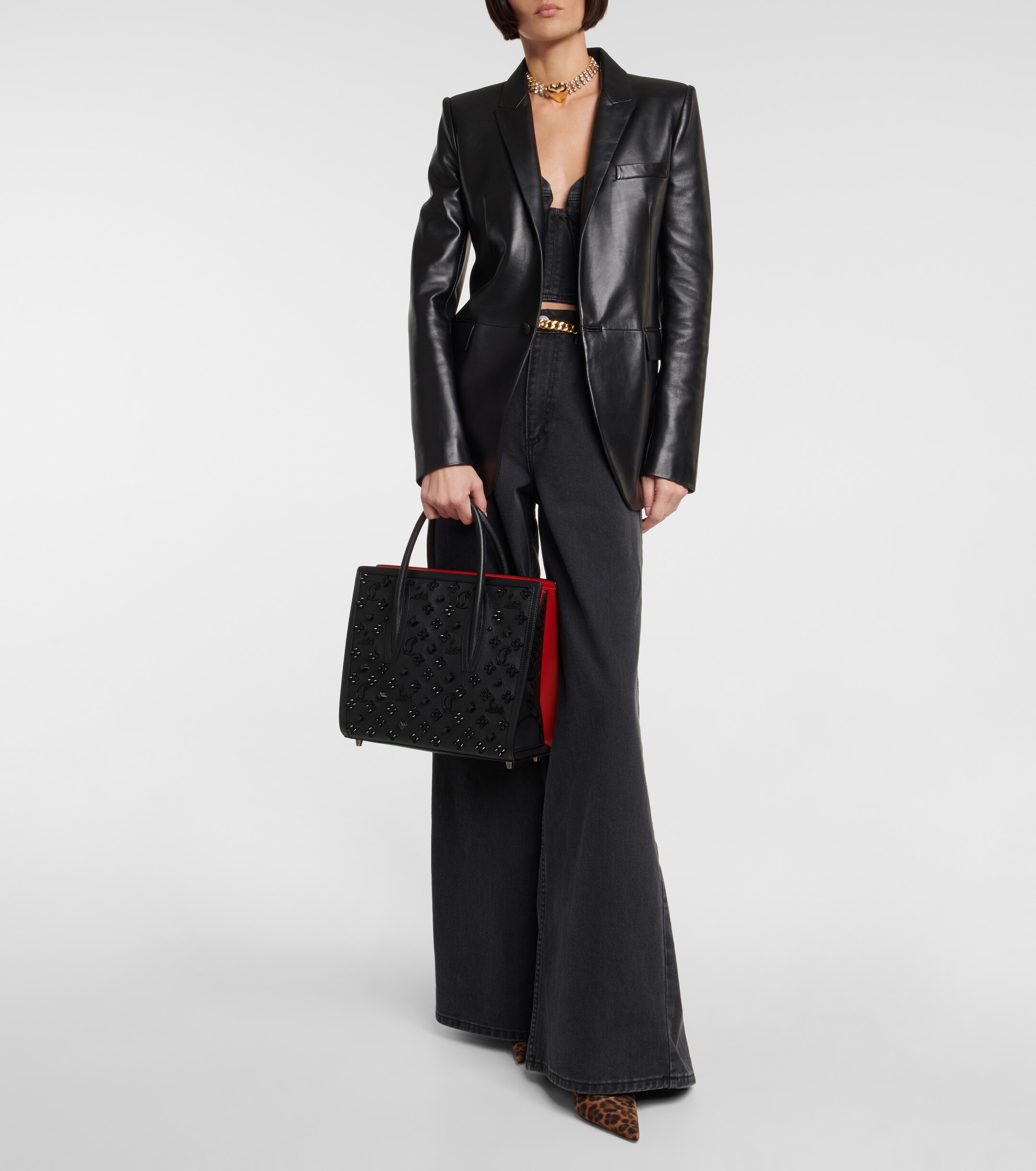 CHRISTIAN LOUBOUTIN Paloma Medium leather tote bag