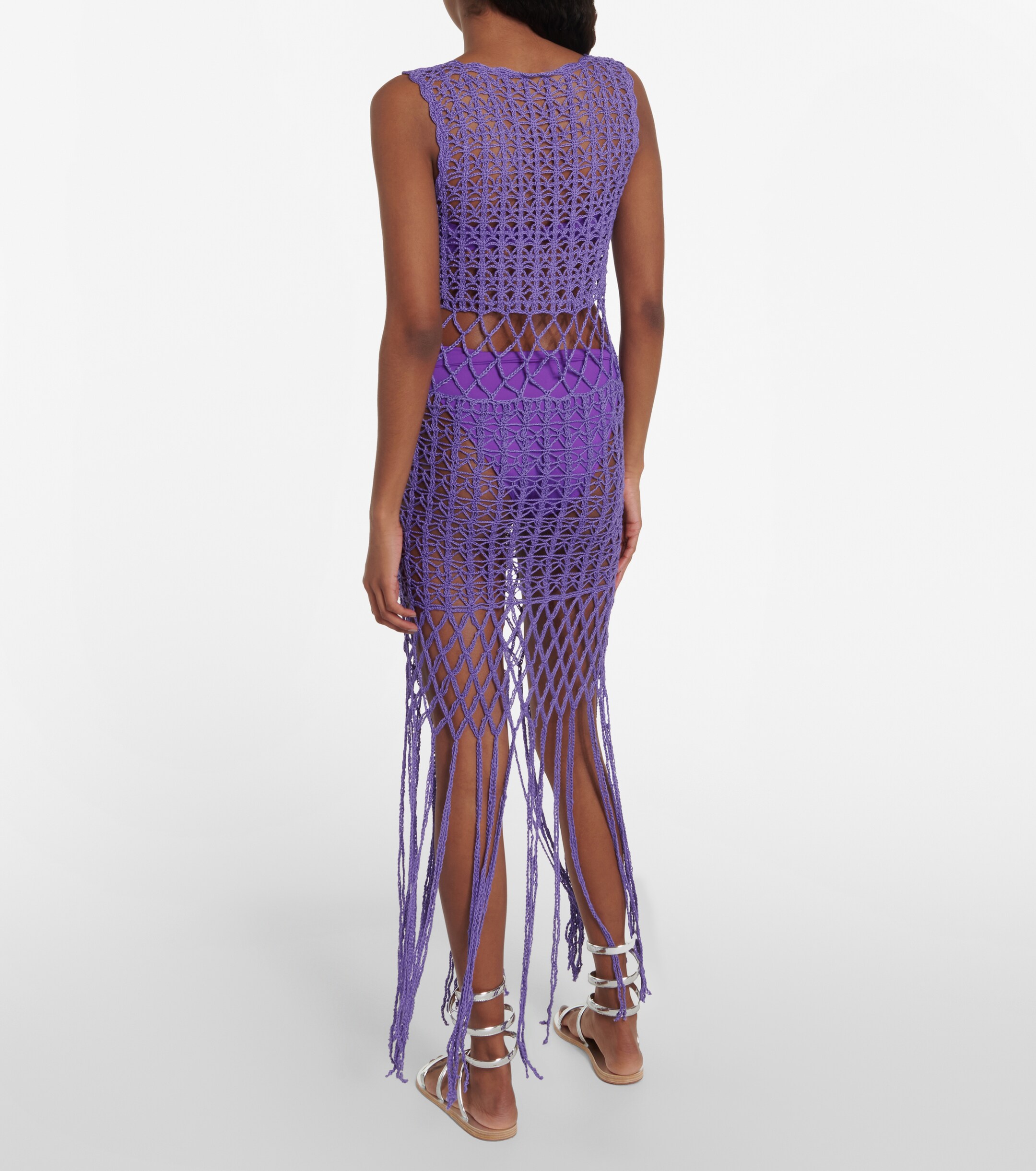 Anna Kosturova Crochet minidress