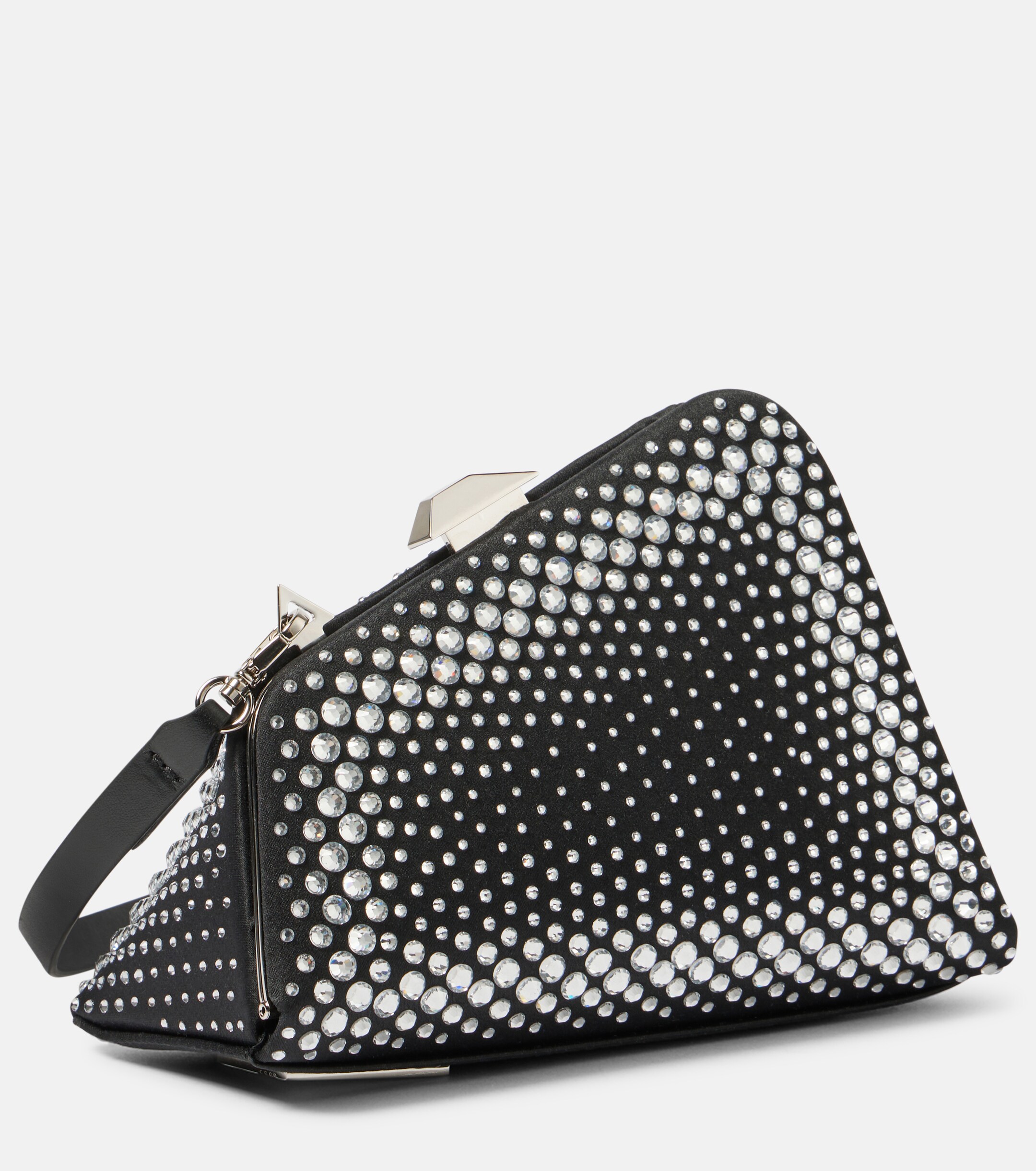 THE ATTICO Midnight Mini embellished clutch