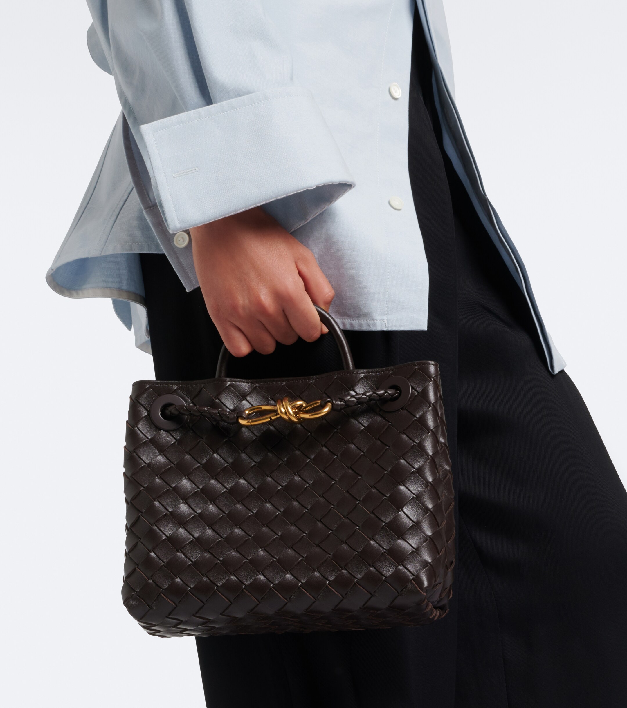 Bottega Veneta Andiamo Small leather top-handle bag