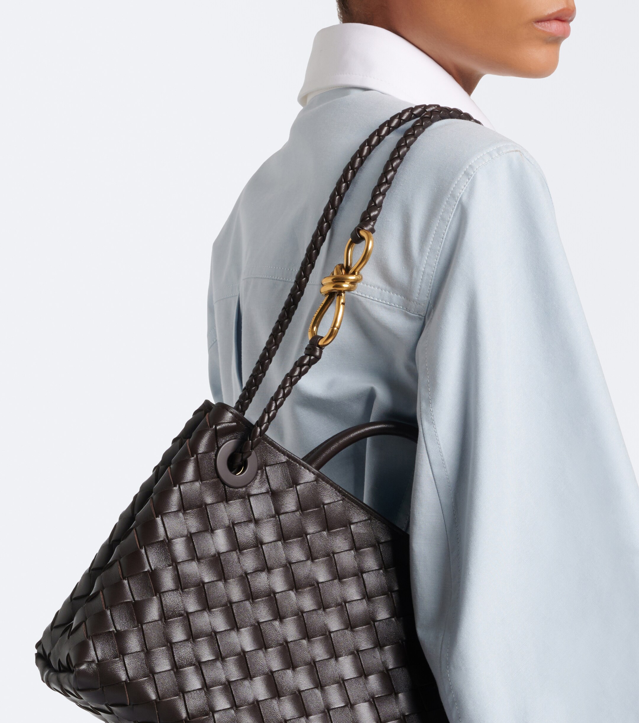 Bottega Veneta Andiamo Small leather top-handle bag