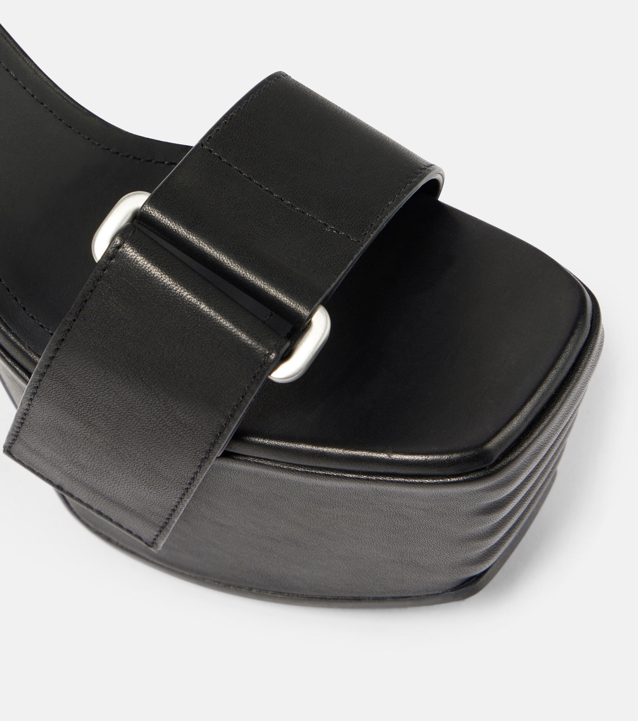 Rick Owens Leather platform sandals