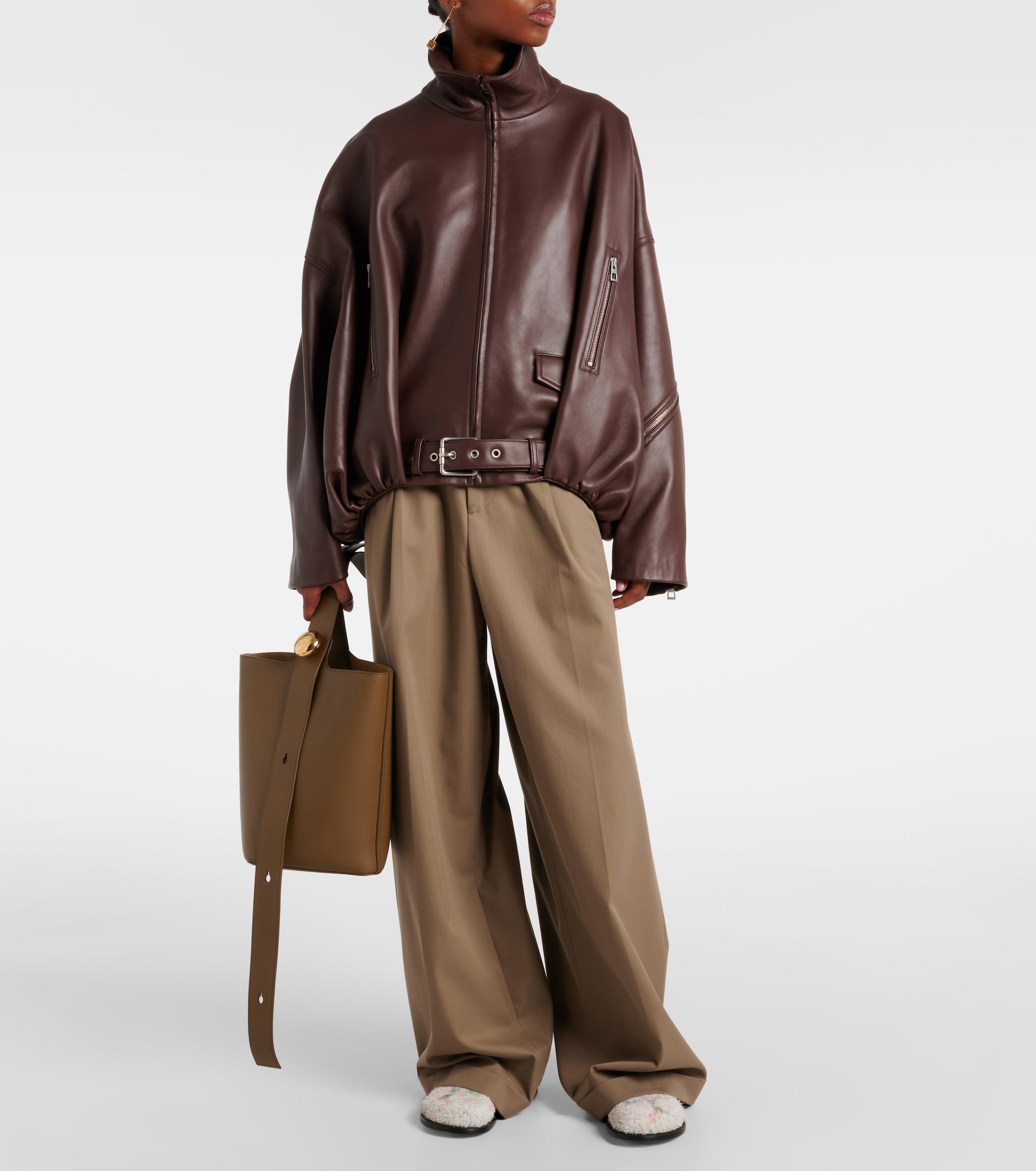 Loewe Balloon leather jacket