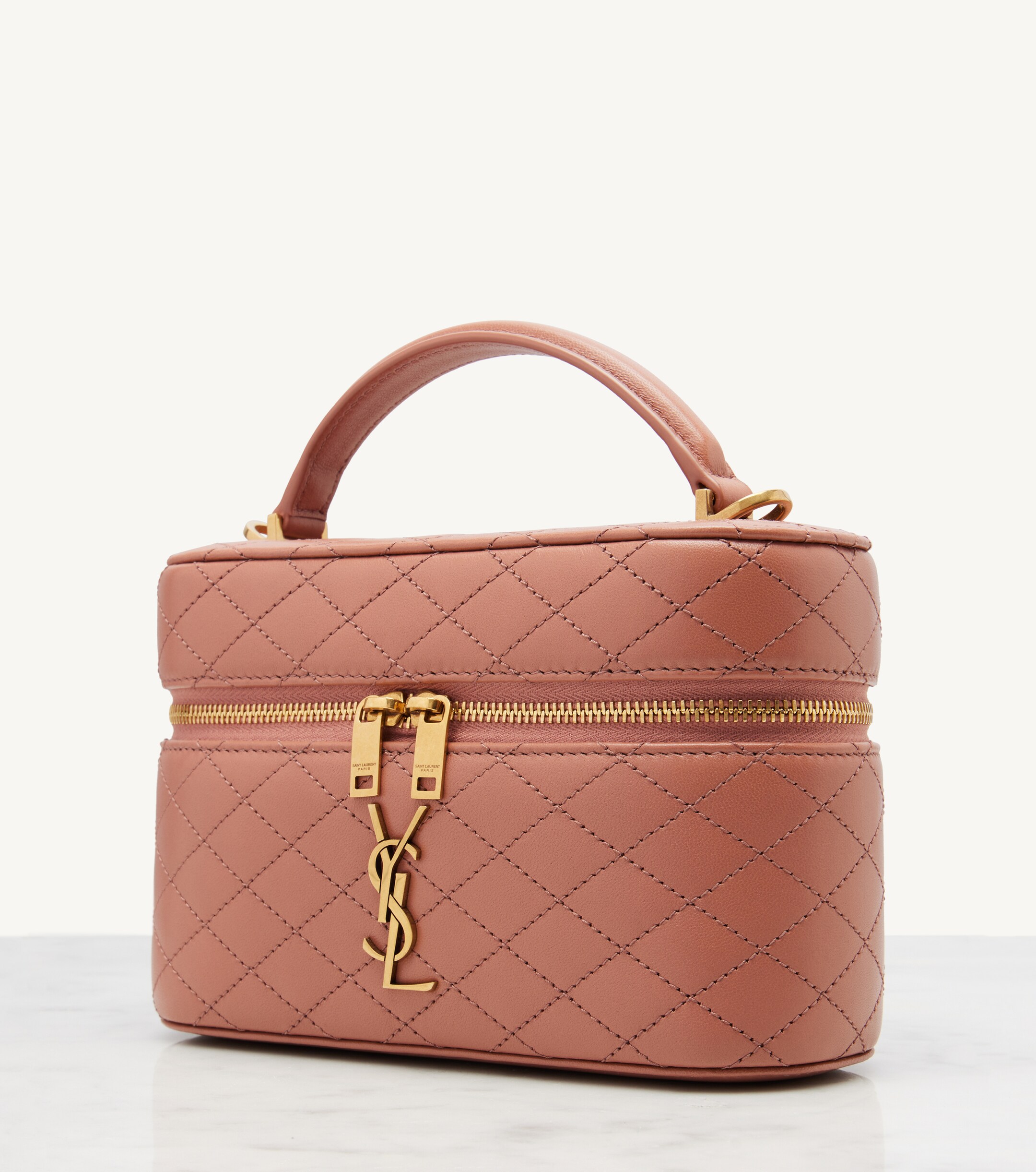 Saint Laurent Gaby quilted leather vanity bag