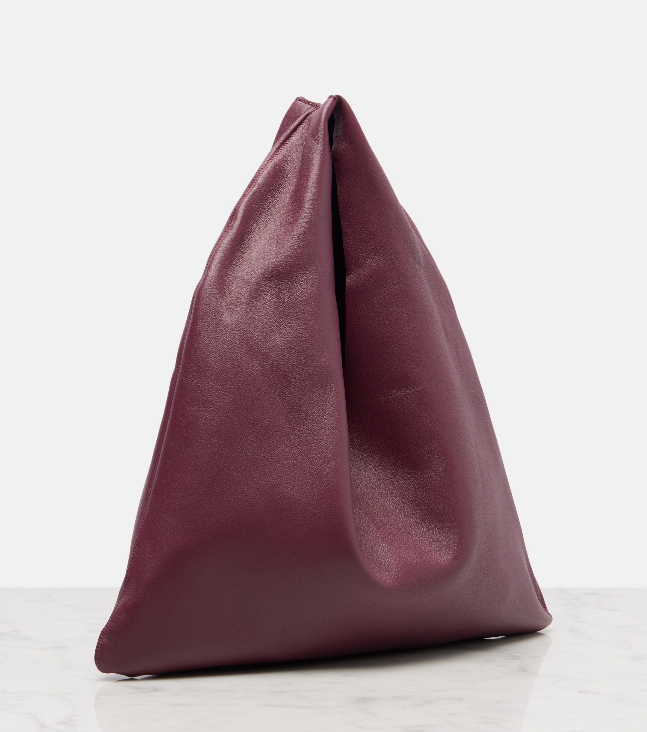 The Row Bindle Small leather top-handle bag