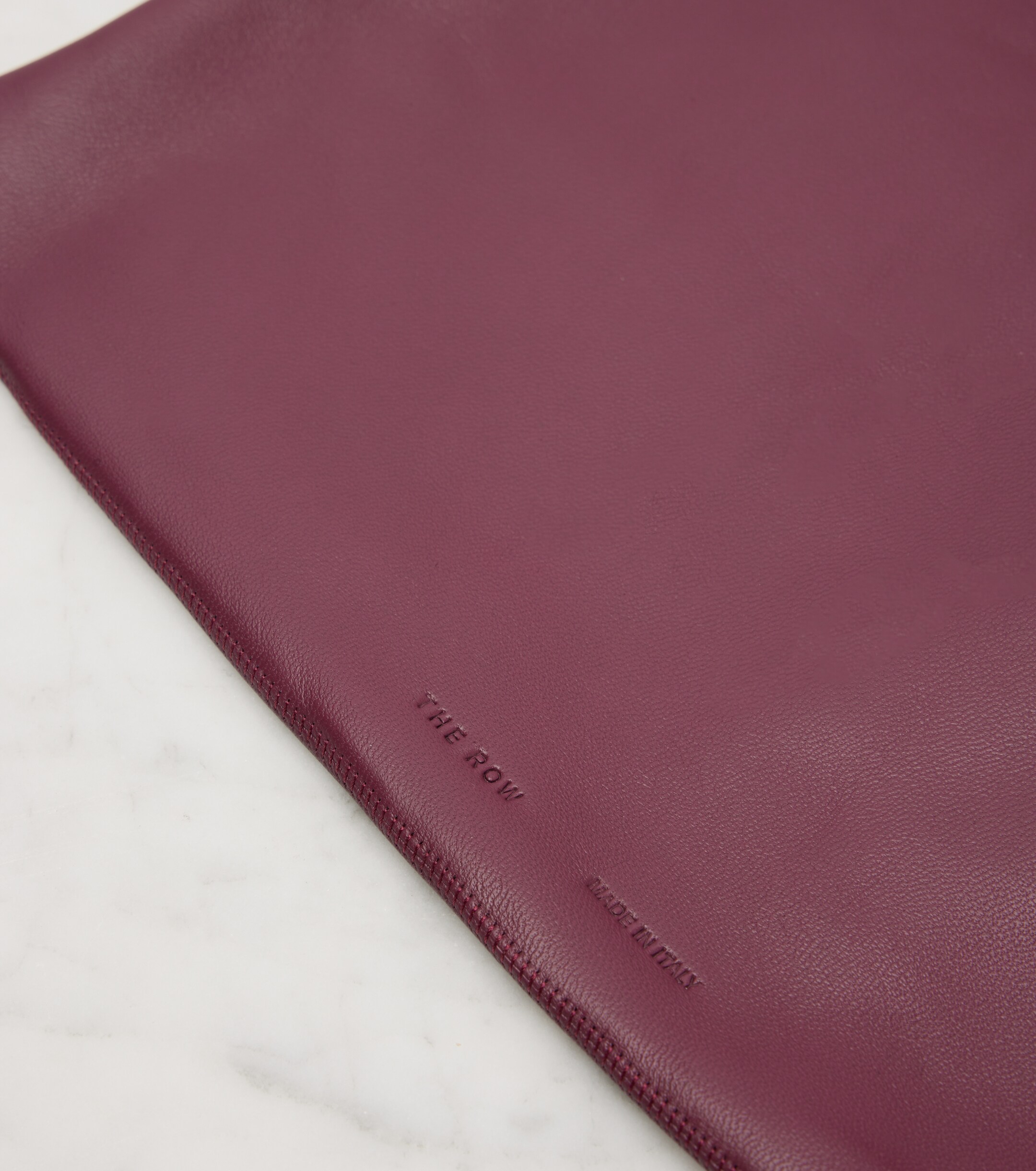 The Row Bindle Small leather top-handle bag