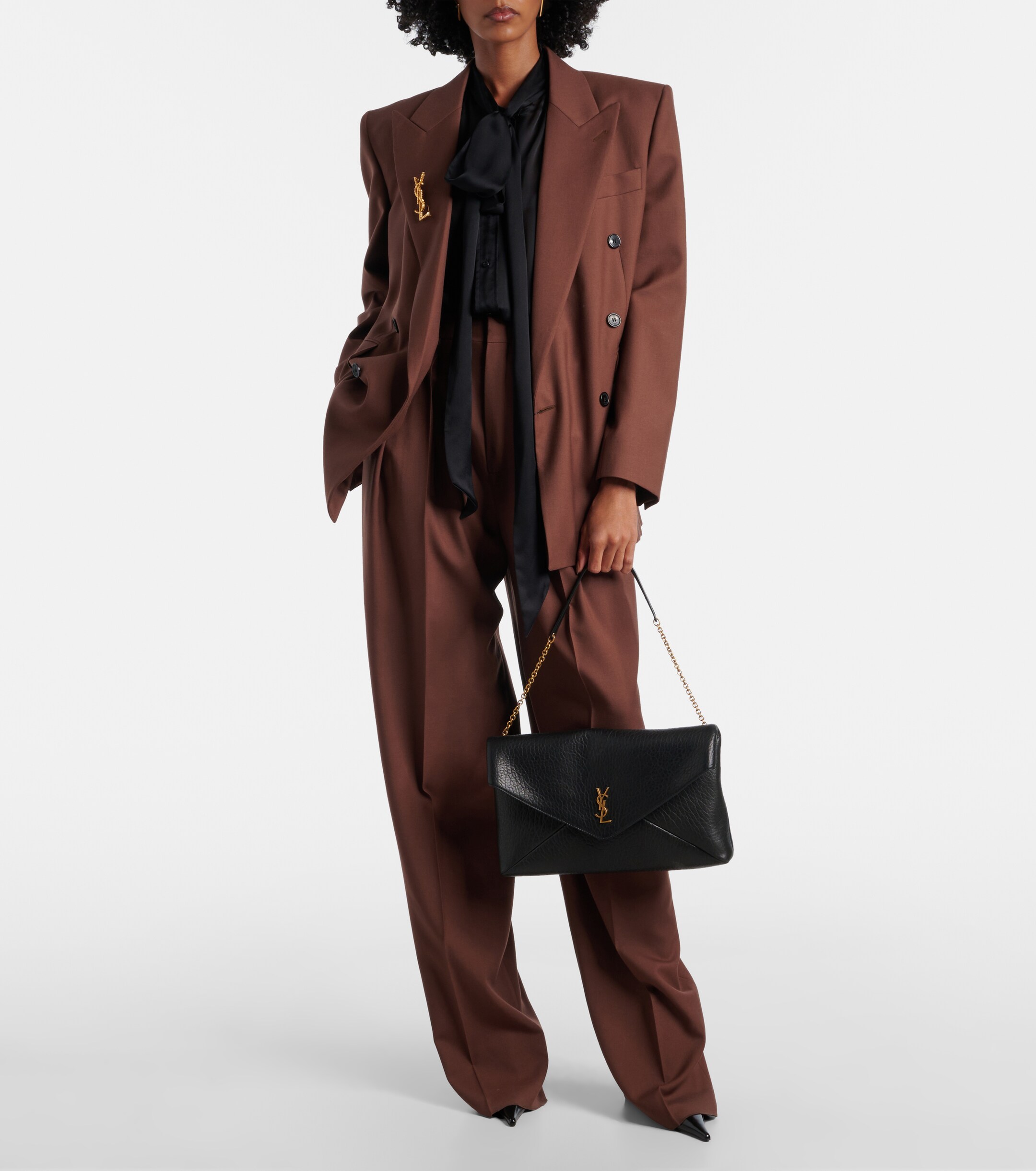 Saint Laurent Cassandre XXL leather shoulder bag