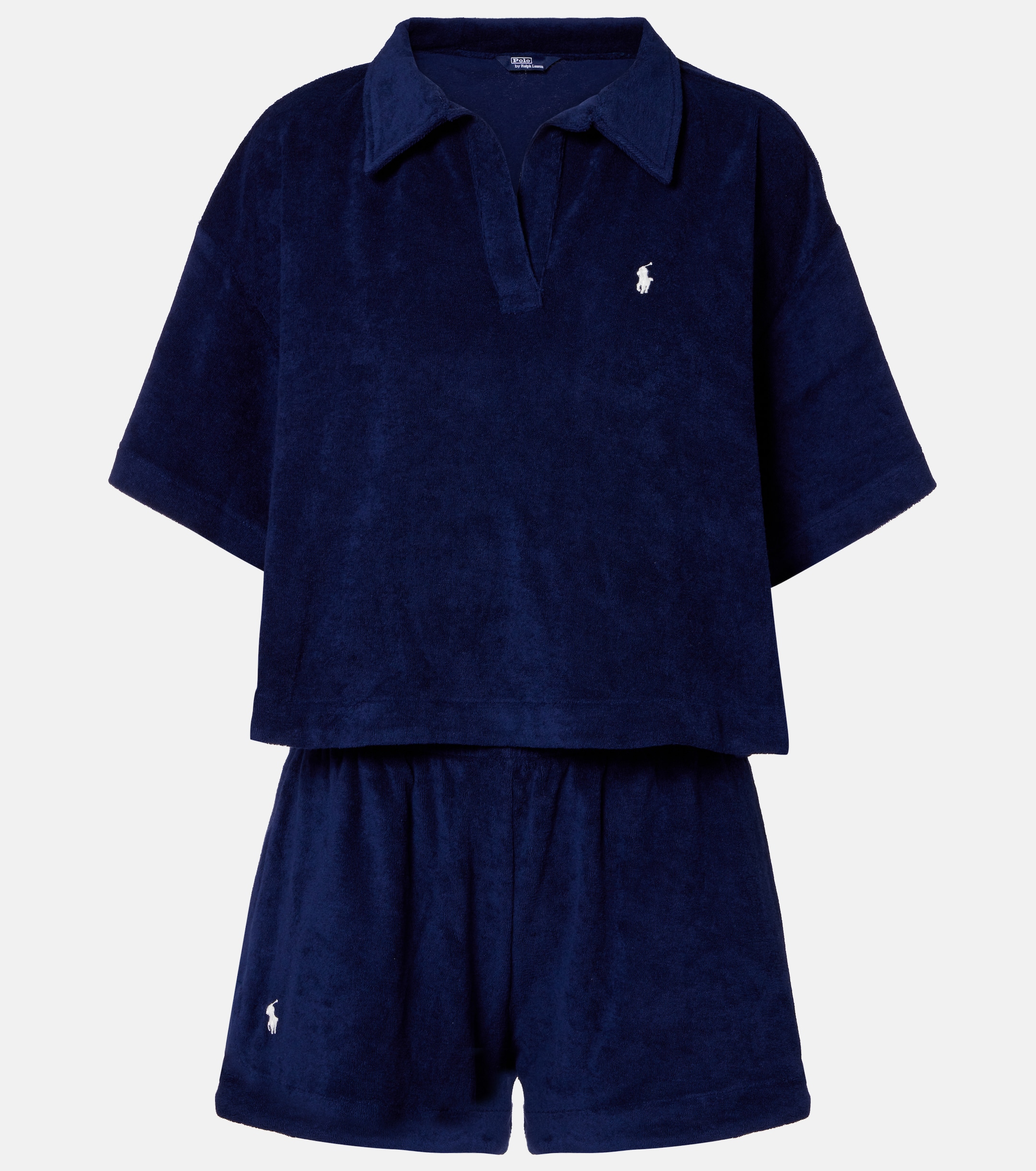 Polo Ralph Lauren Polo Ralph Lauren Set of cotton polo shirt and Bermuda shorts