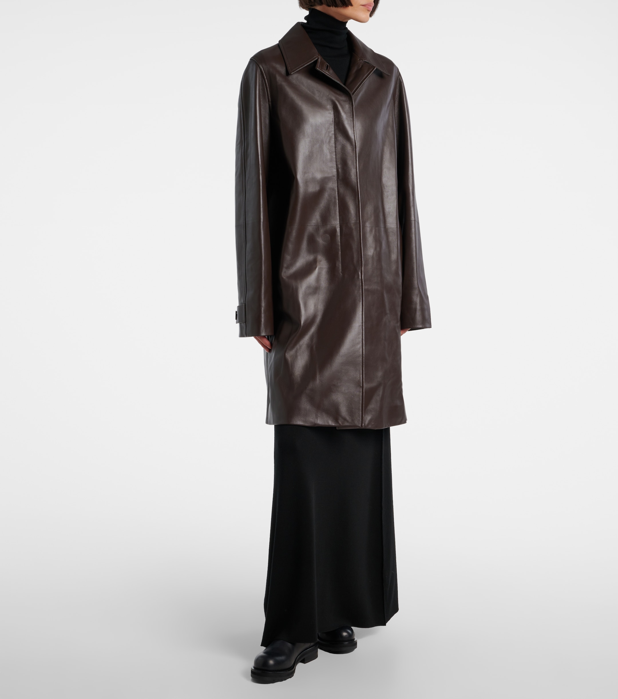 The Row Gracia leather jacket