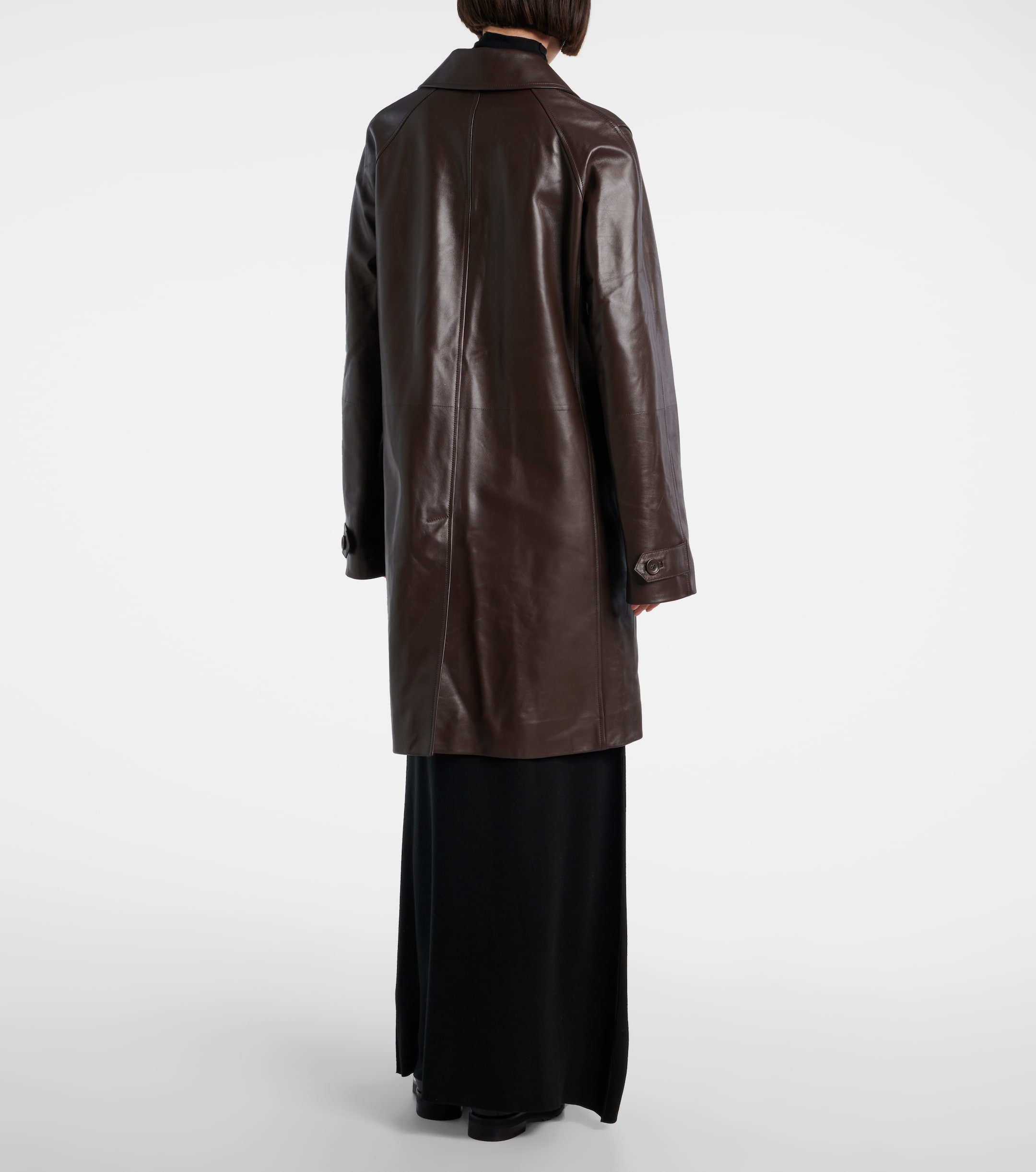 The Row Gracia leather jacket thumbnail
