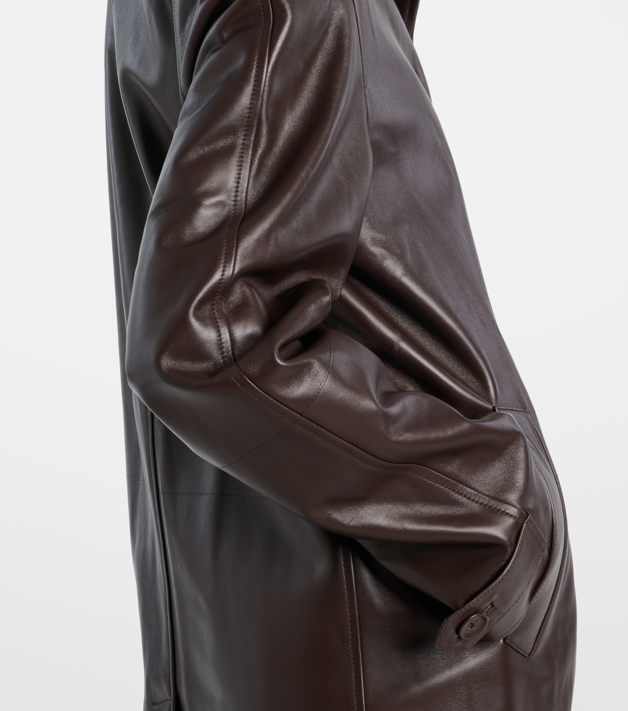 The Row Gracia leather jacket thumbnail
