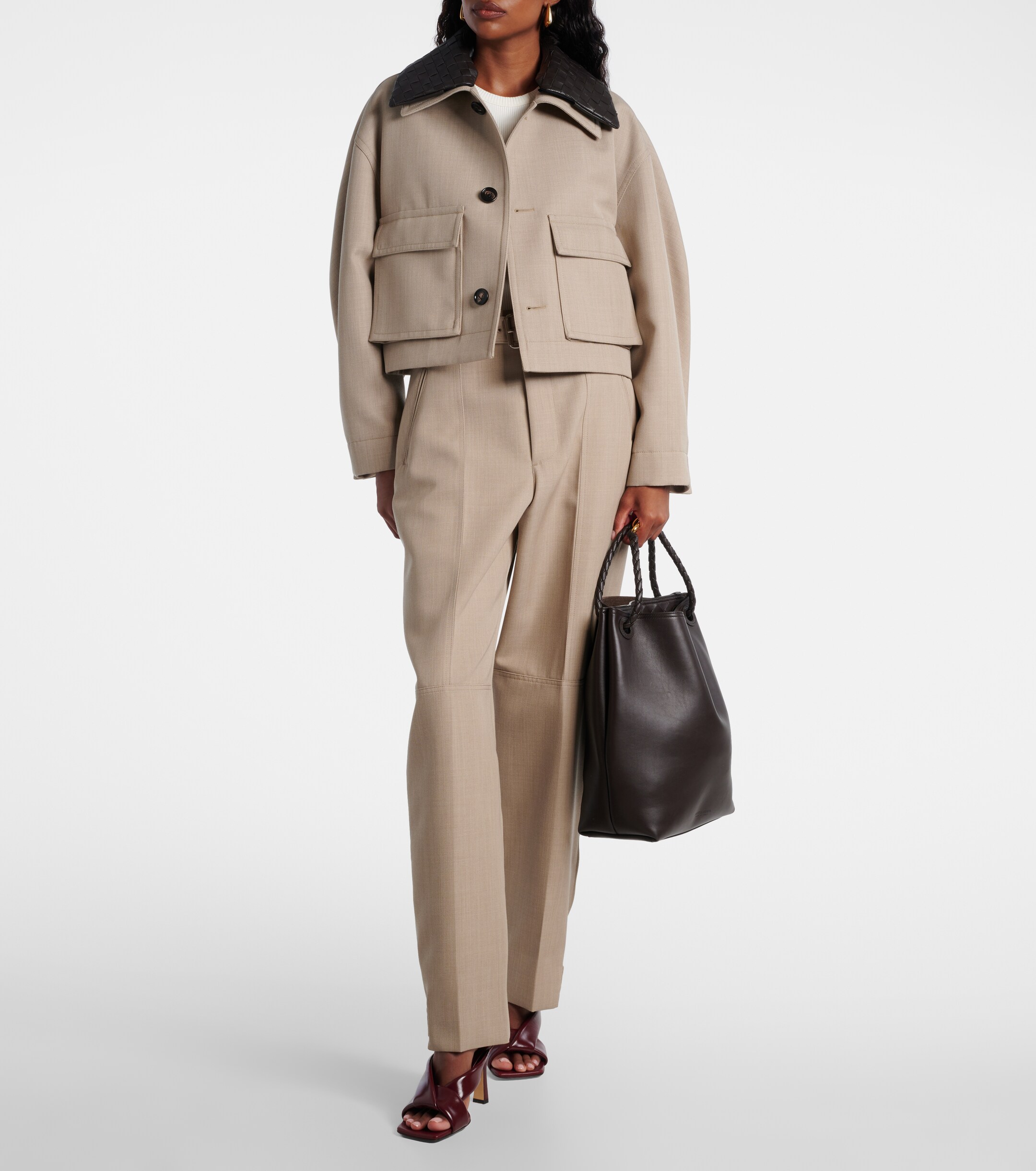 Bottega Veneta Andiamo Small leather bucket bag
