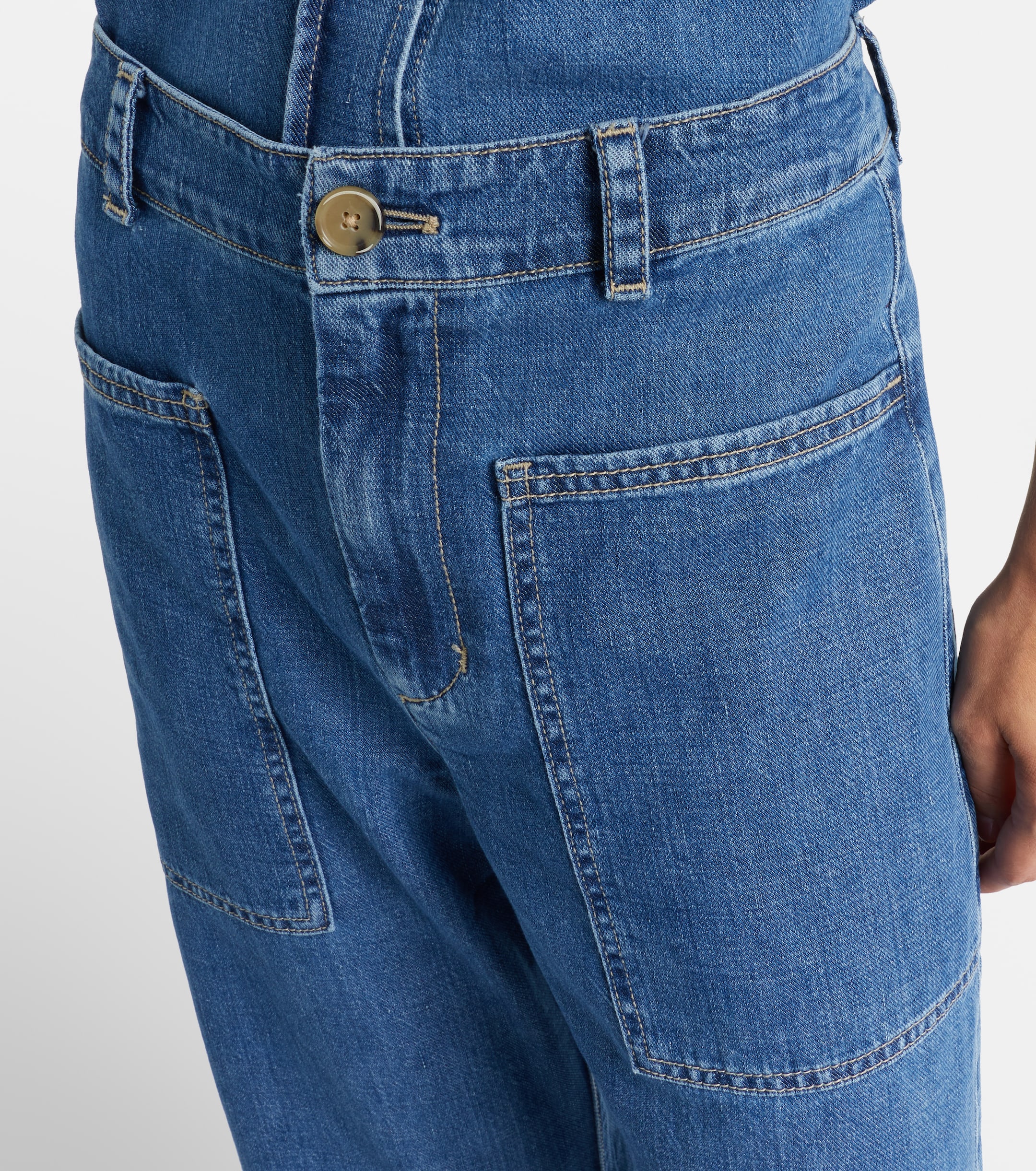 Velvet Farah high-rise tapered jeans thumbnail