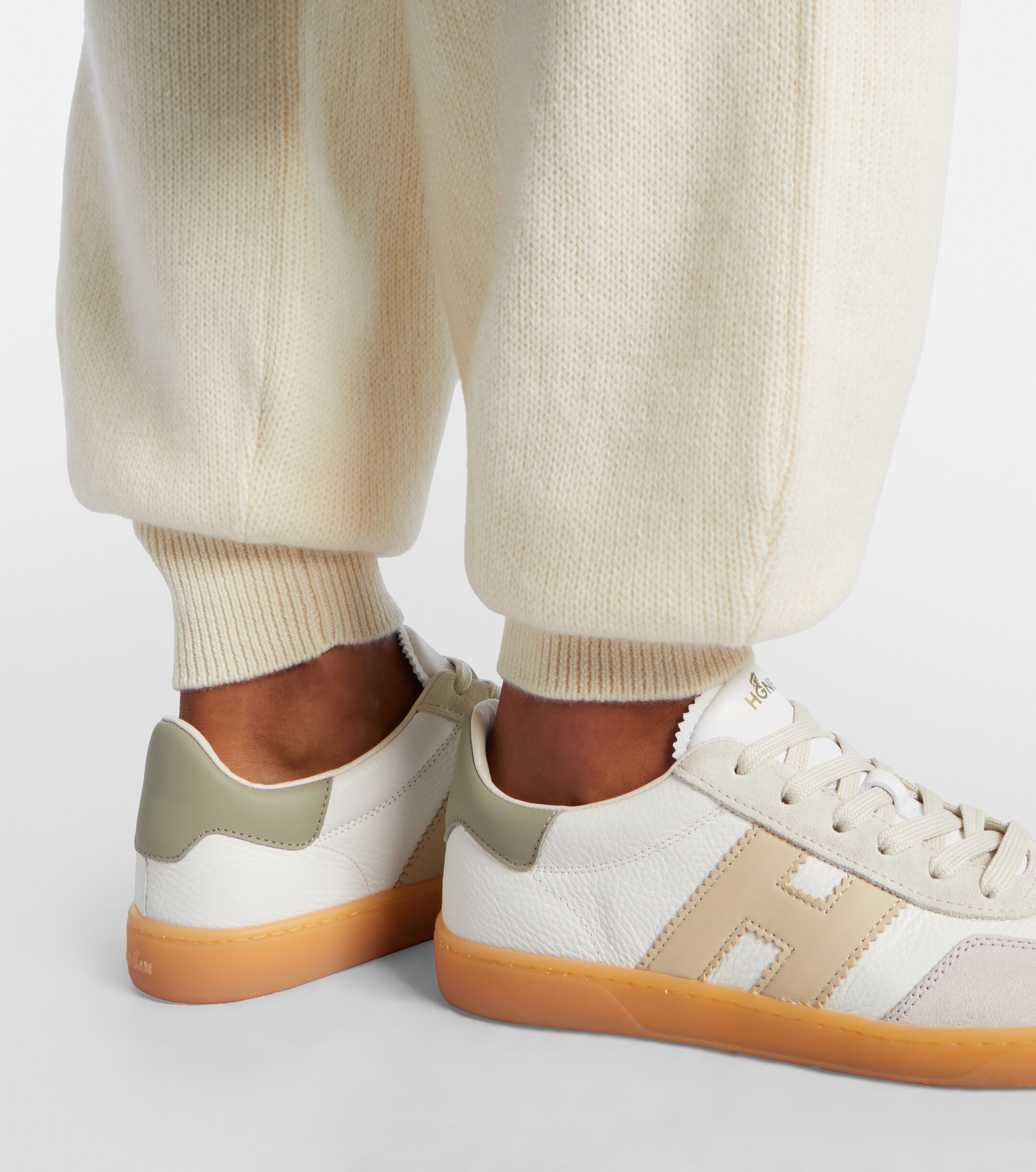 Hogan Cool Allacciato H suede sneakers