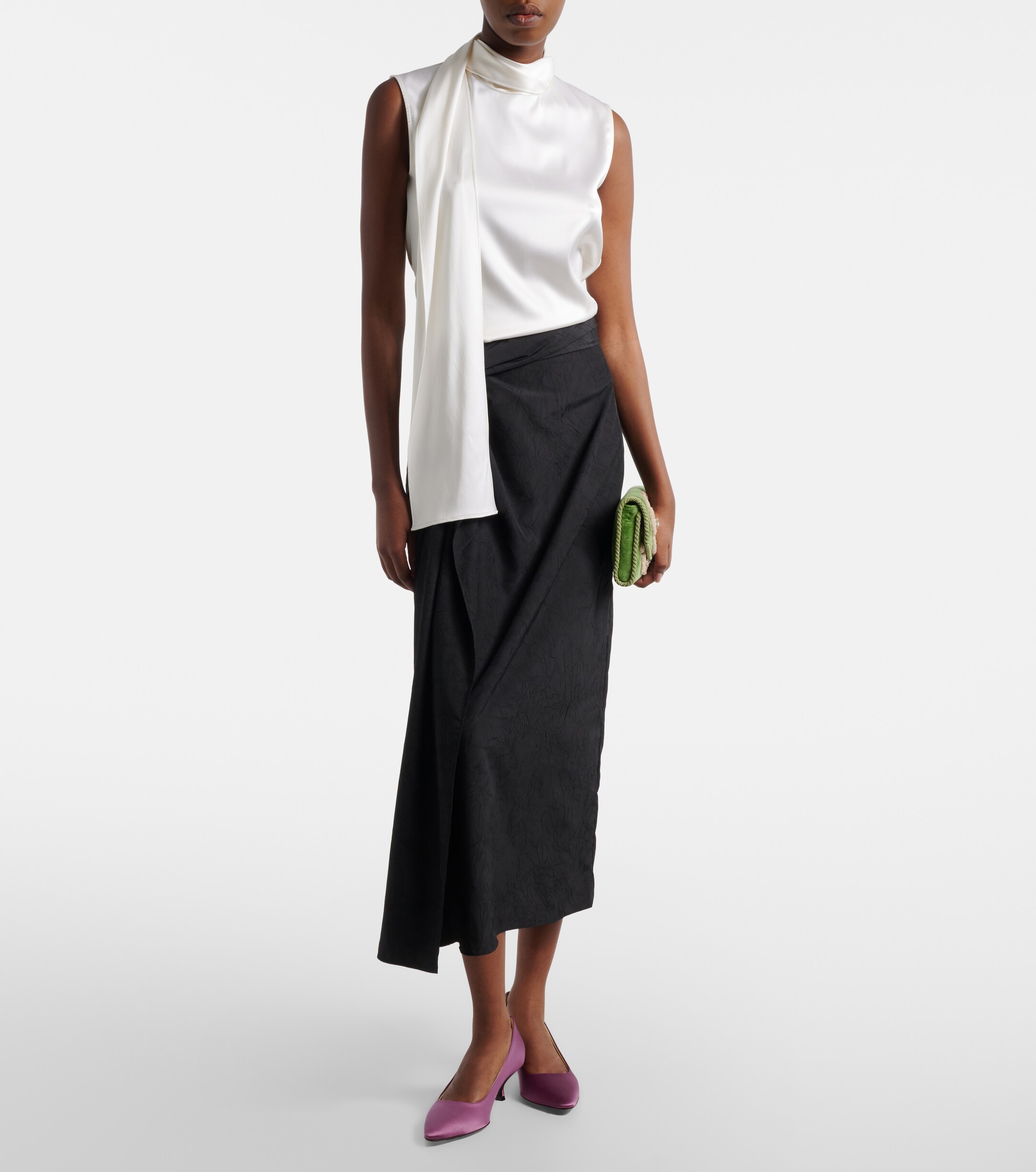 Herbert Levine Herbert Levine Pump Du Jour satin pumps