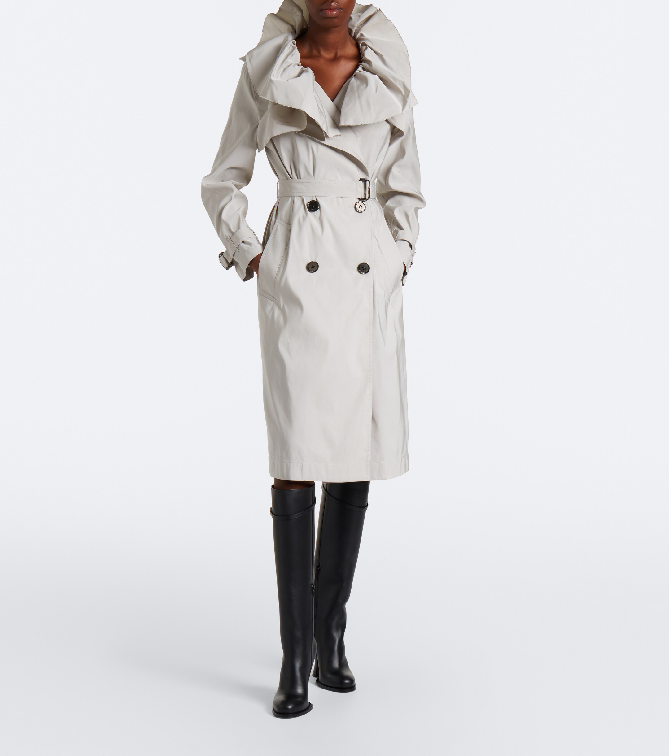 Burberry Burberry EKD leather knee-high boots