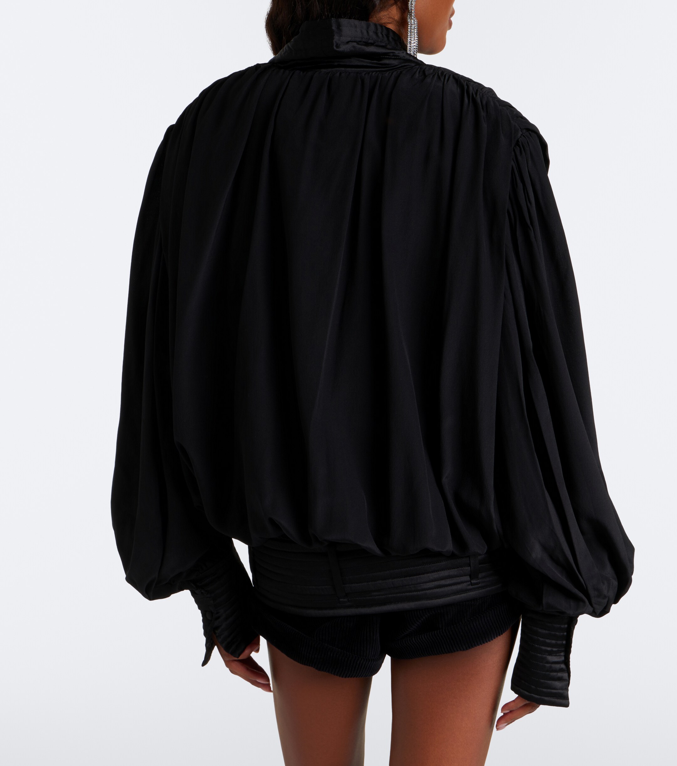Isabel Marant Isabel Marant Diljane draped silk crêpe de chine jacket