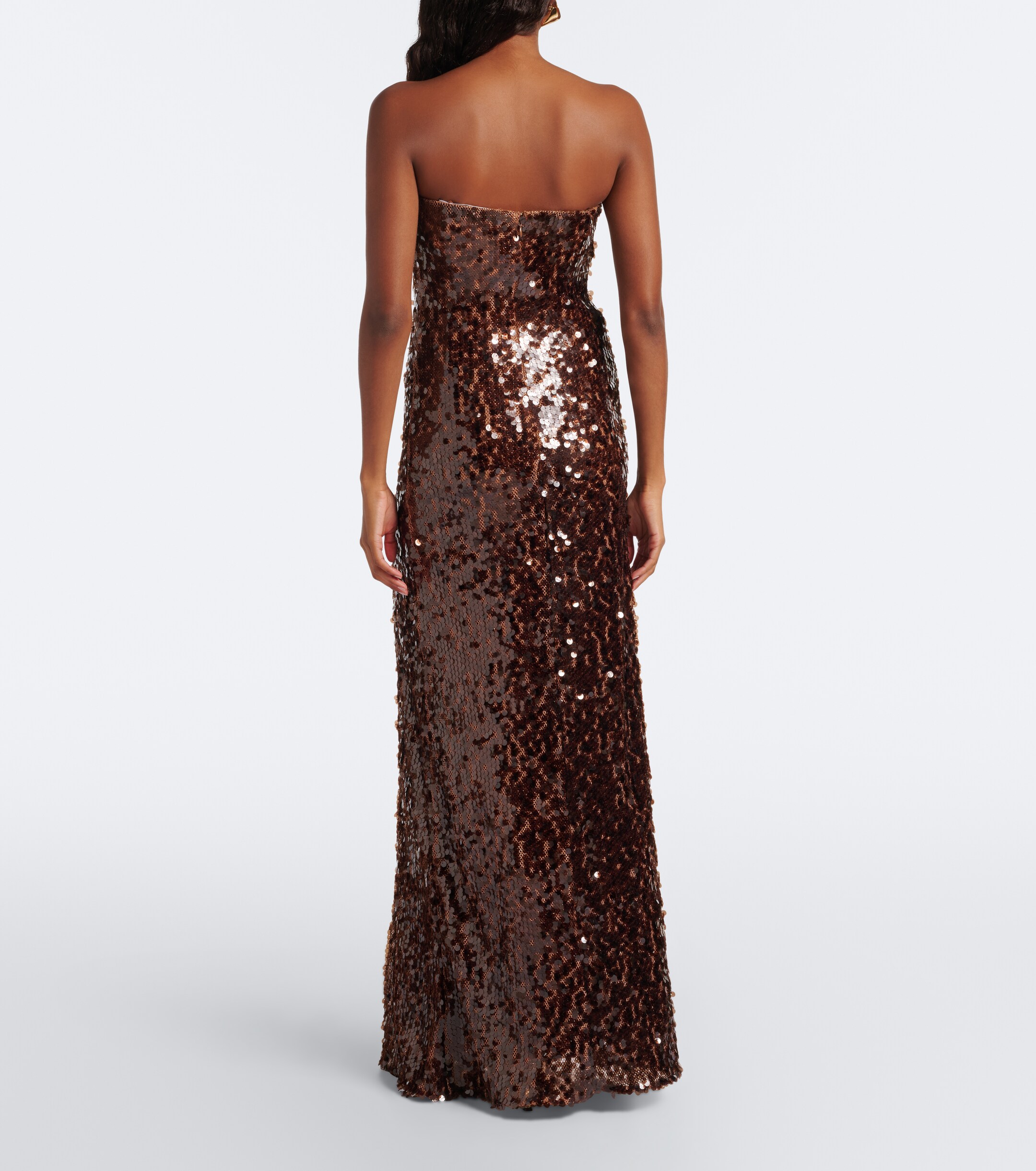 Christopher Esber Christopher Esber Opaline sequined bustier gown