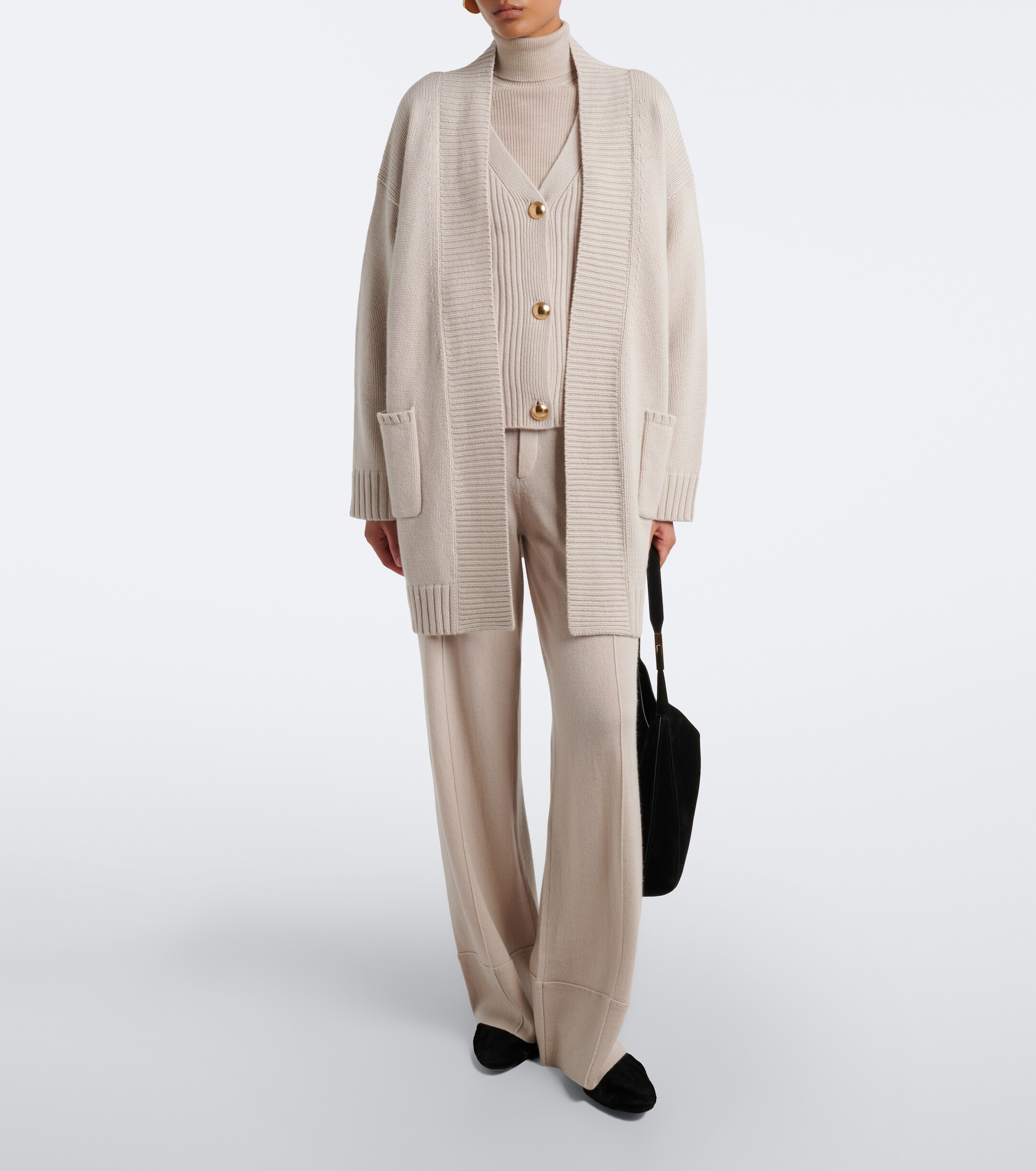 Jardin des Orangers Jardin des Orangers Wool and cashmere wide-leg pants