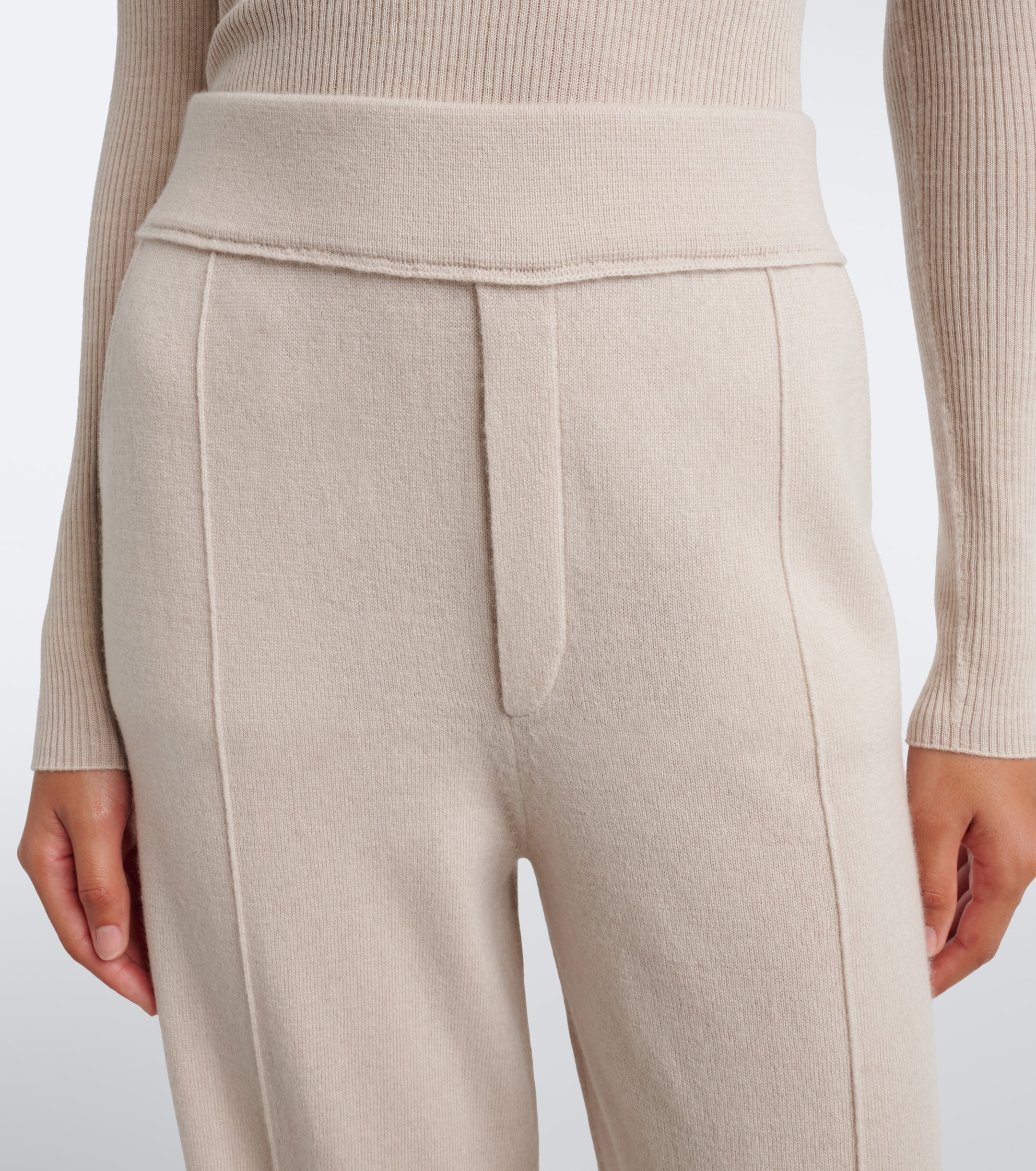 Jardin des Orangers Jardin des Orangers Wool and cashmere wide-leg pants