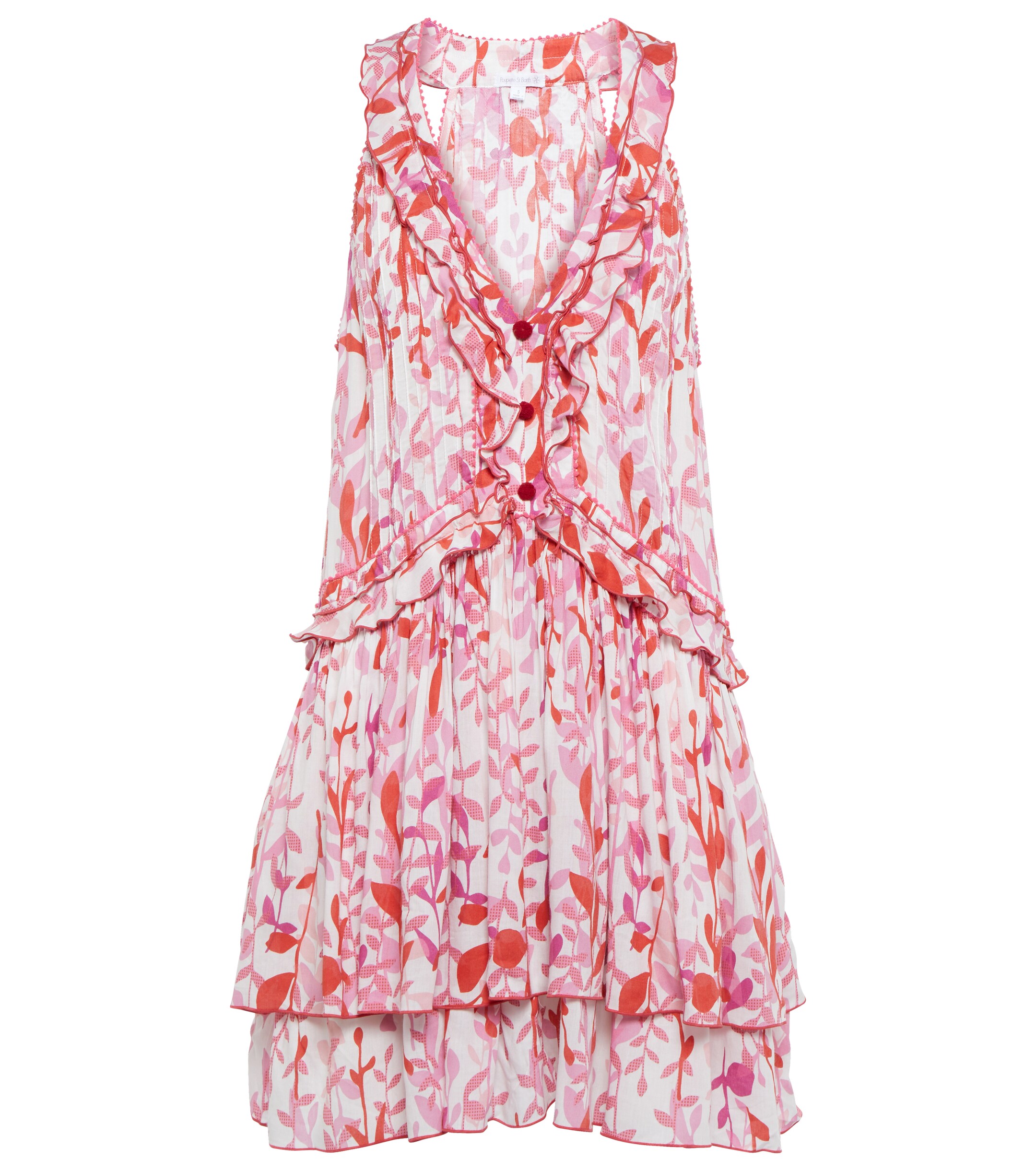 Poupette St Barth Mae printed minidress thumbnail
