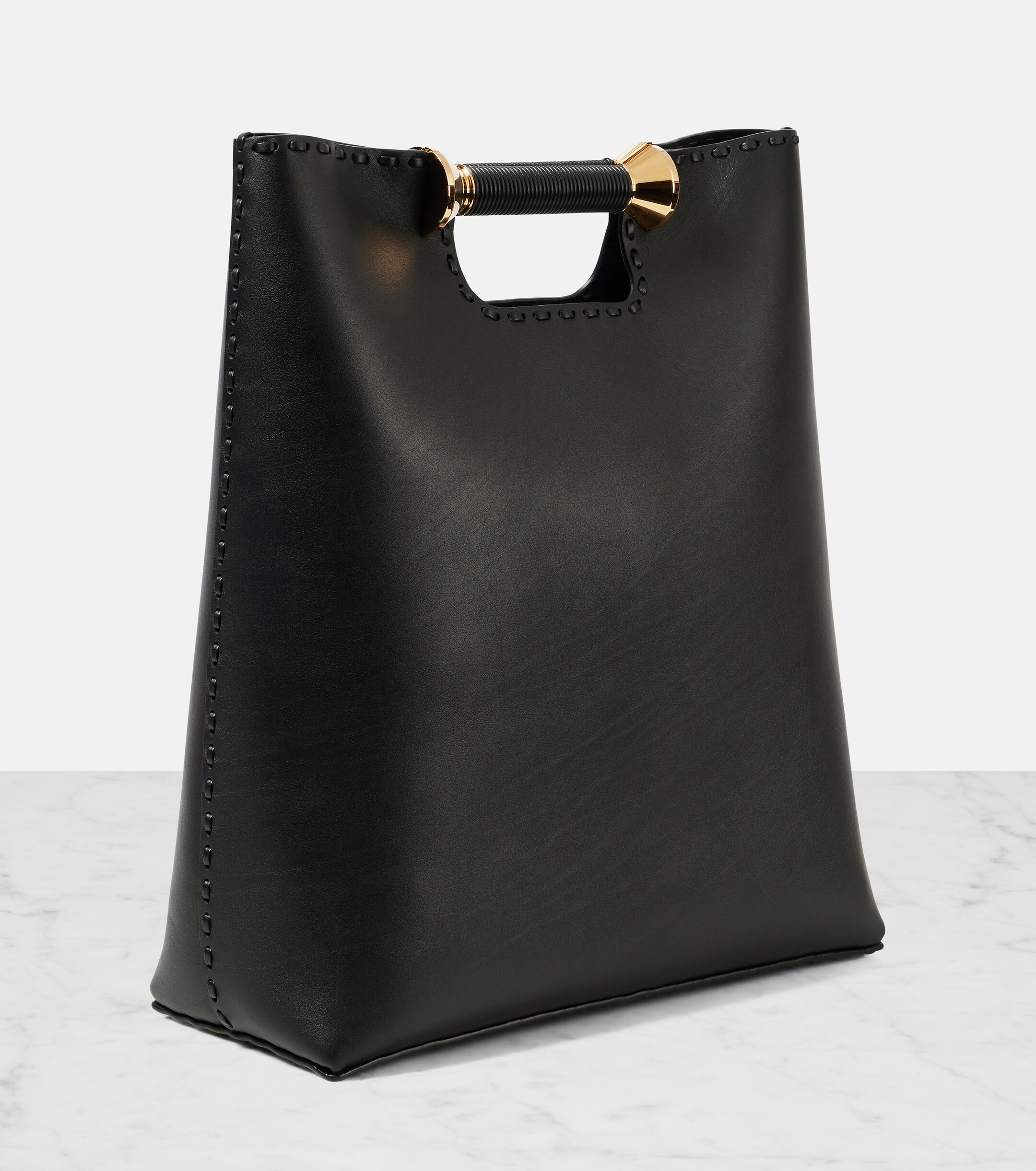 Alaïa Bobine leather tote bag