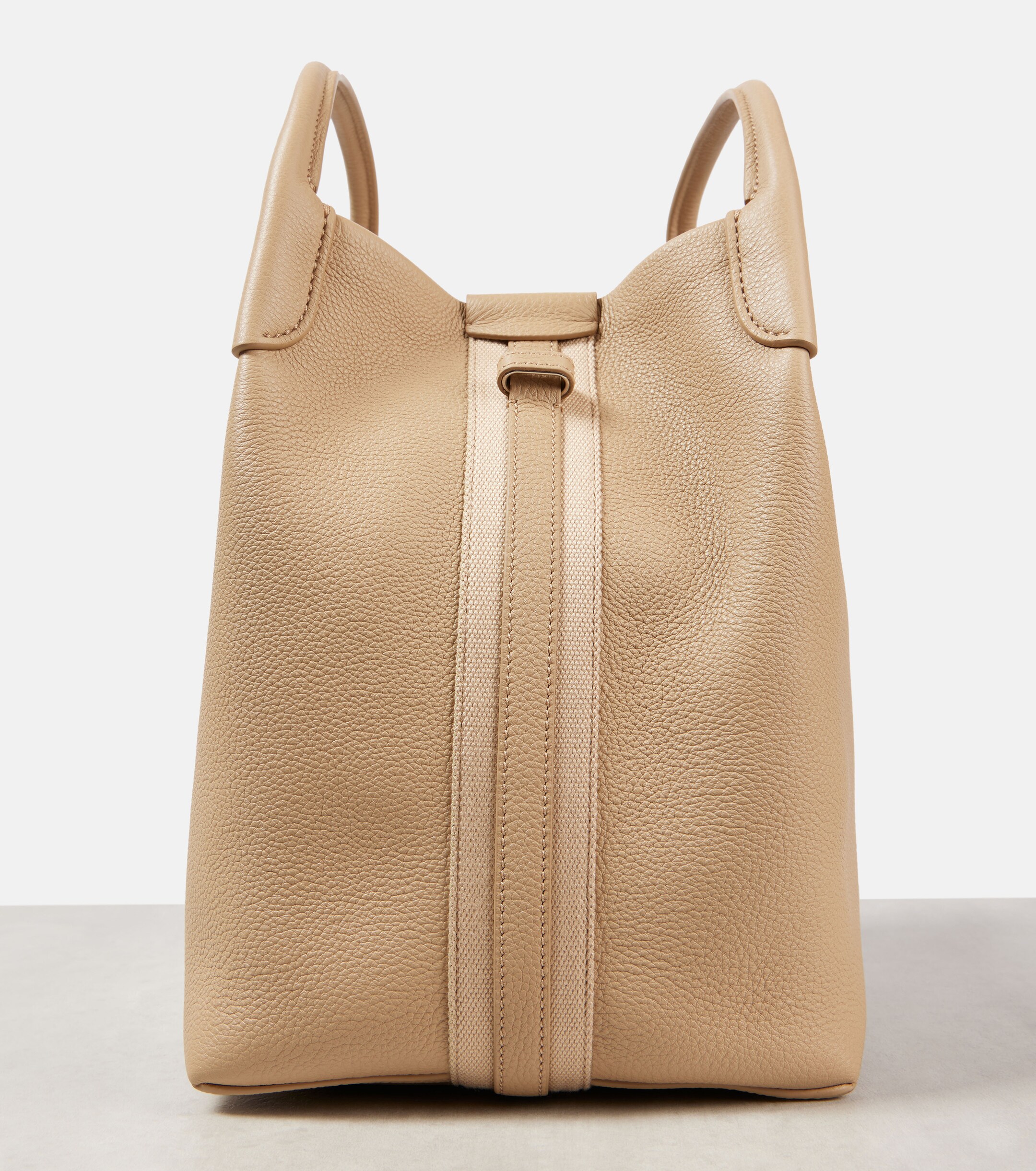 Loro Piana Bale Large leather shoulder bag