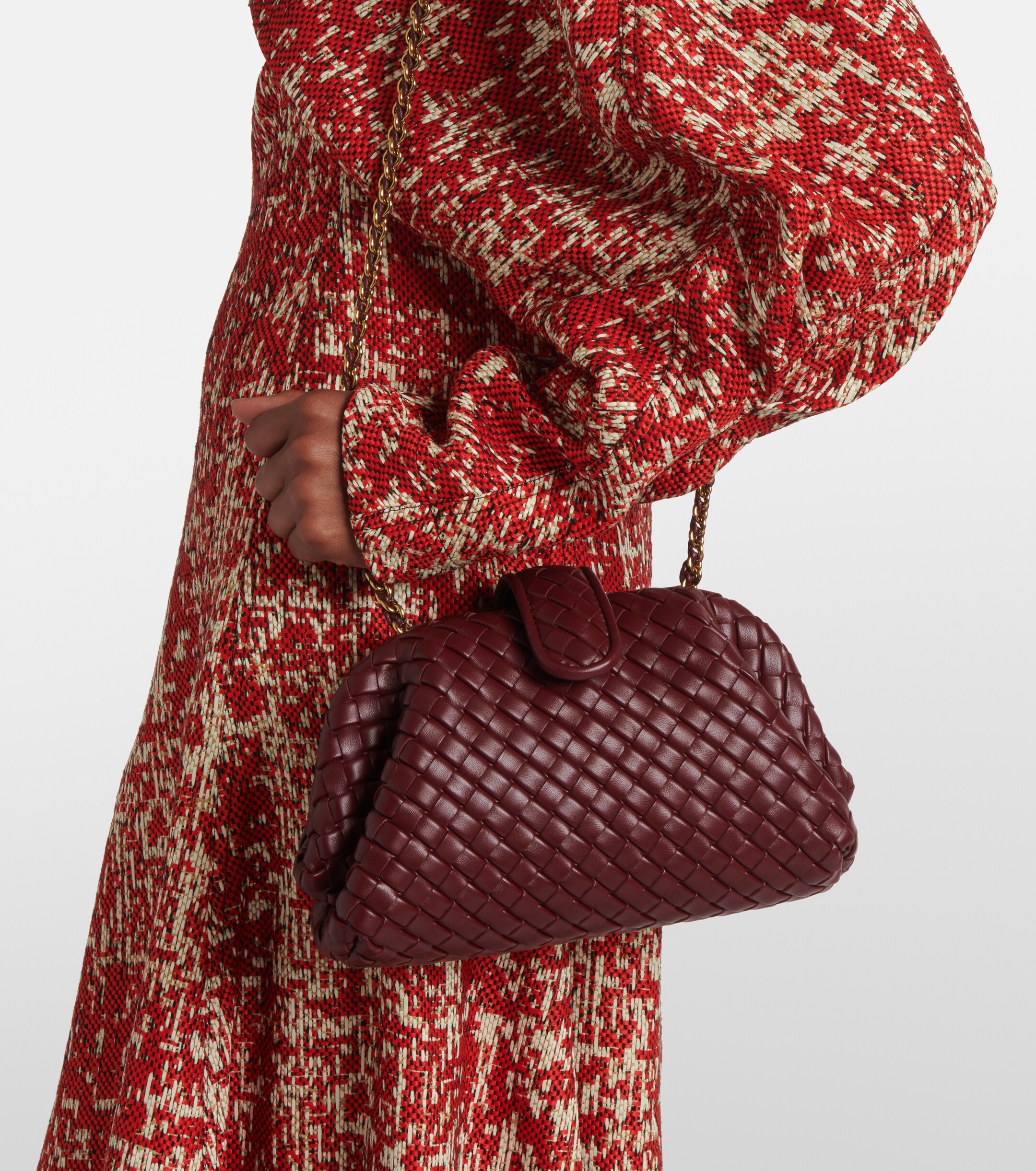 Bottega Veneta Lauren 1980 Small Intrecciato leather clutch