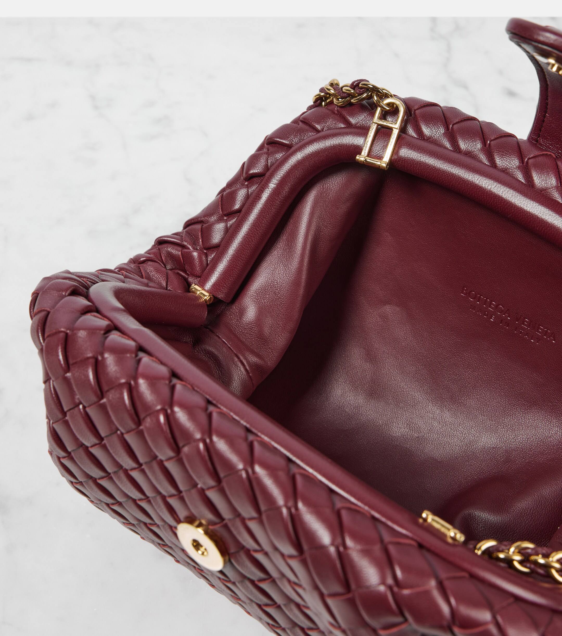 Bottega Veneta Lauren 1980 Small Intrecciato leather clutch