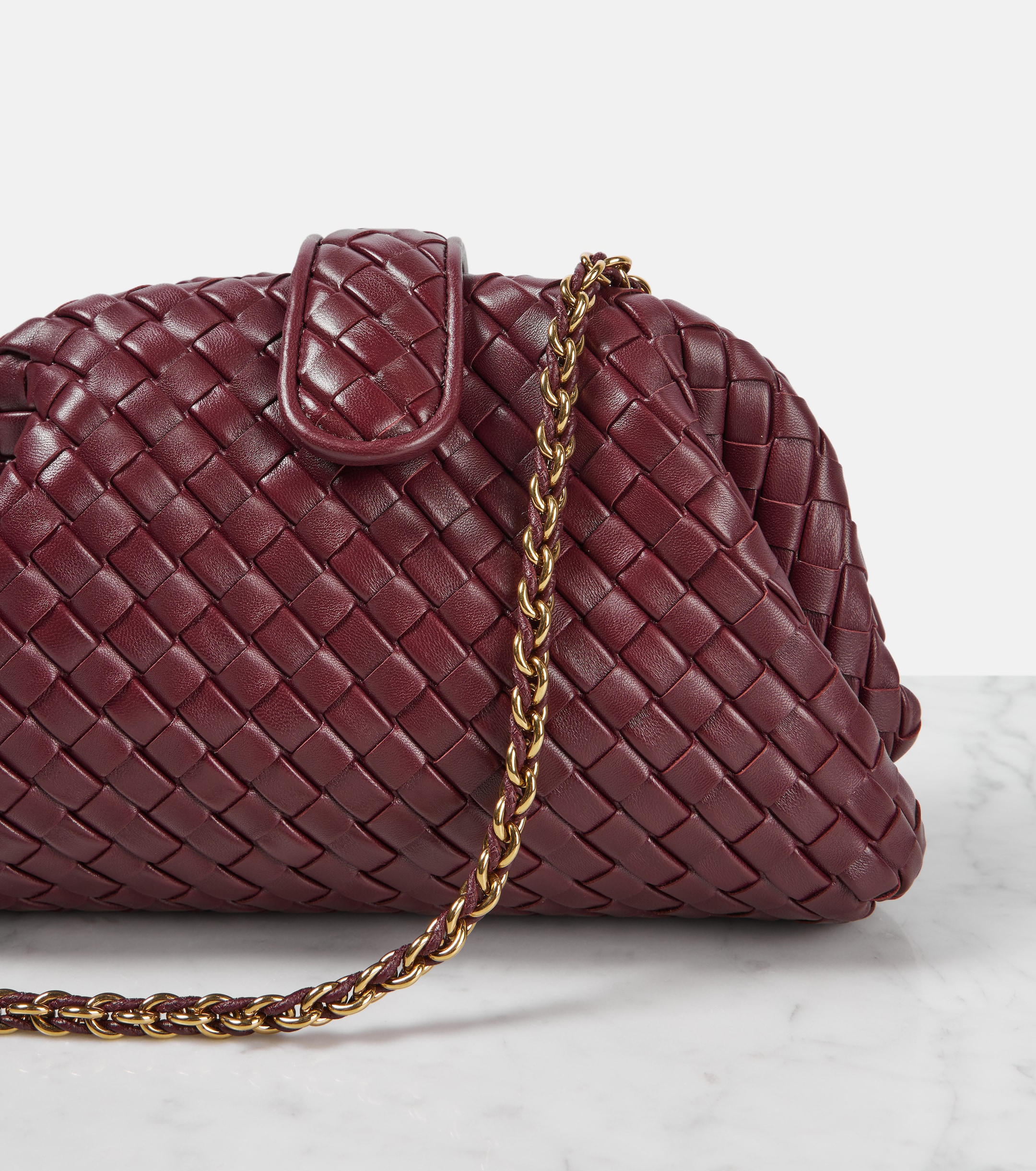 Bottega Veneta Lauren 1980 Small Intrecciato leather clutch