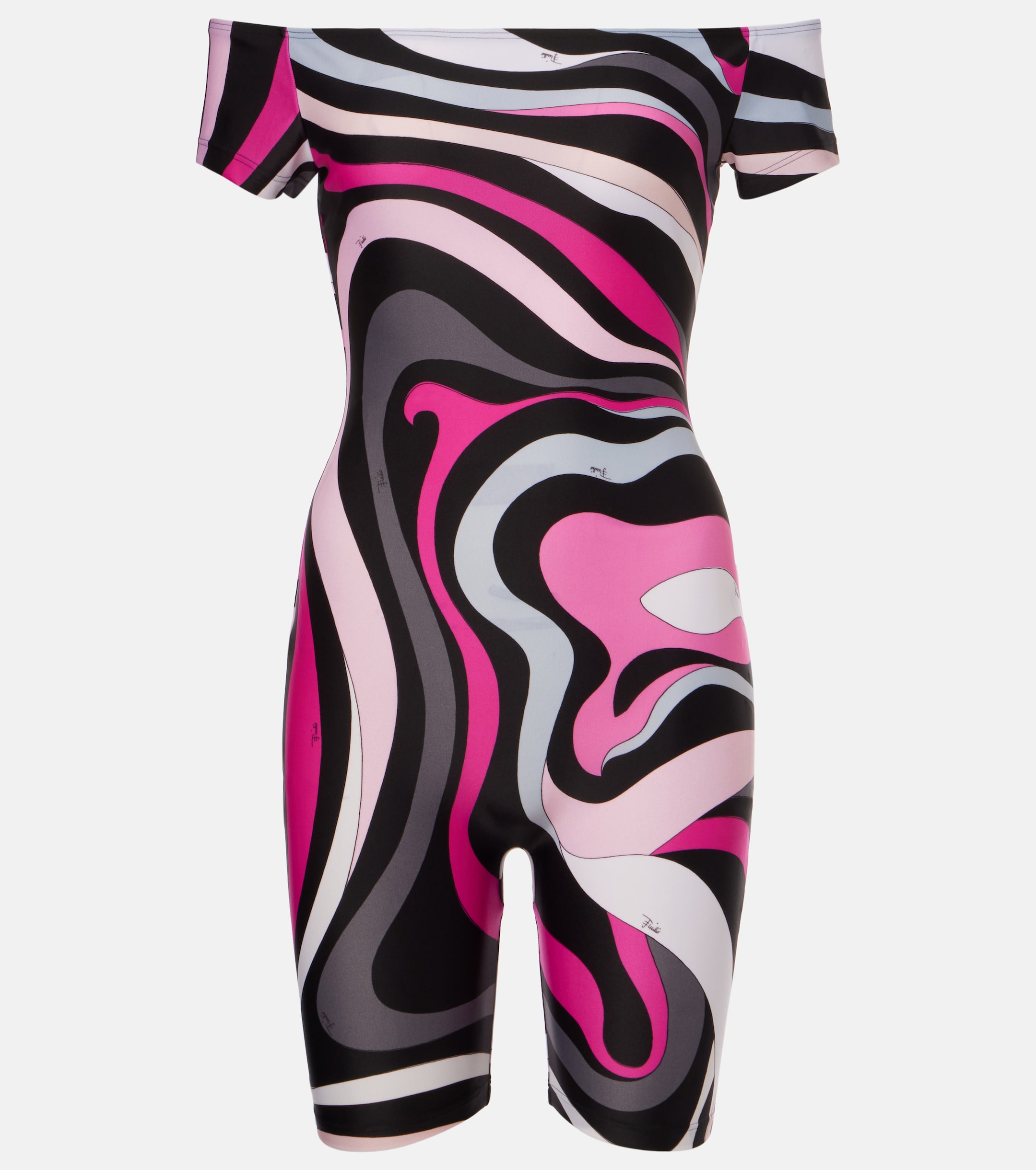 Pucci Marmo off-shoulder romper