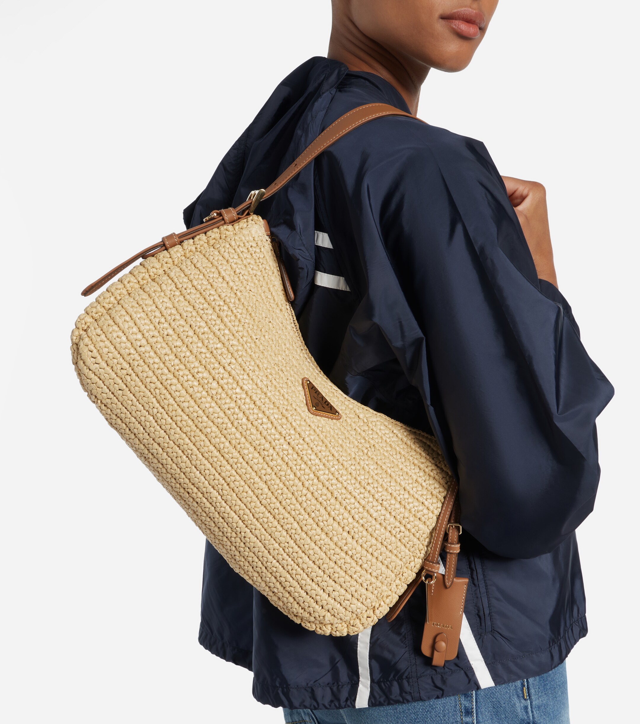 Prada Prada Aimée Large crochet shoulder bag