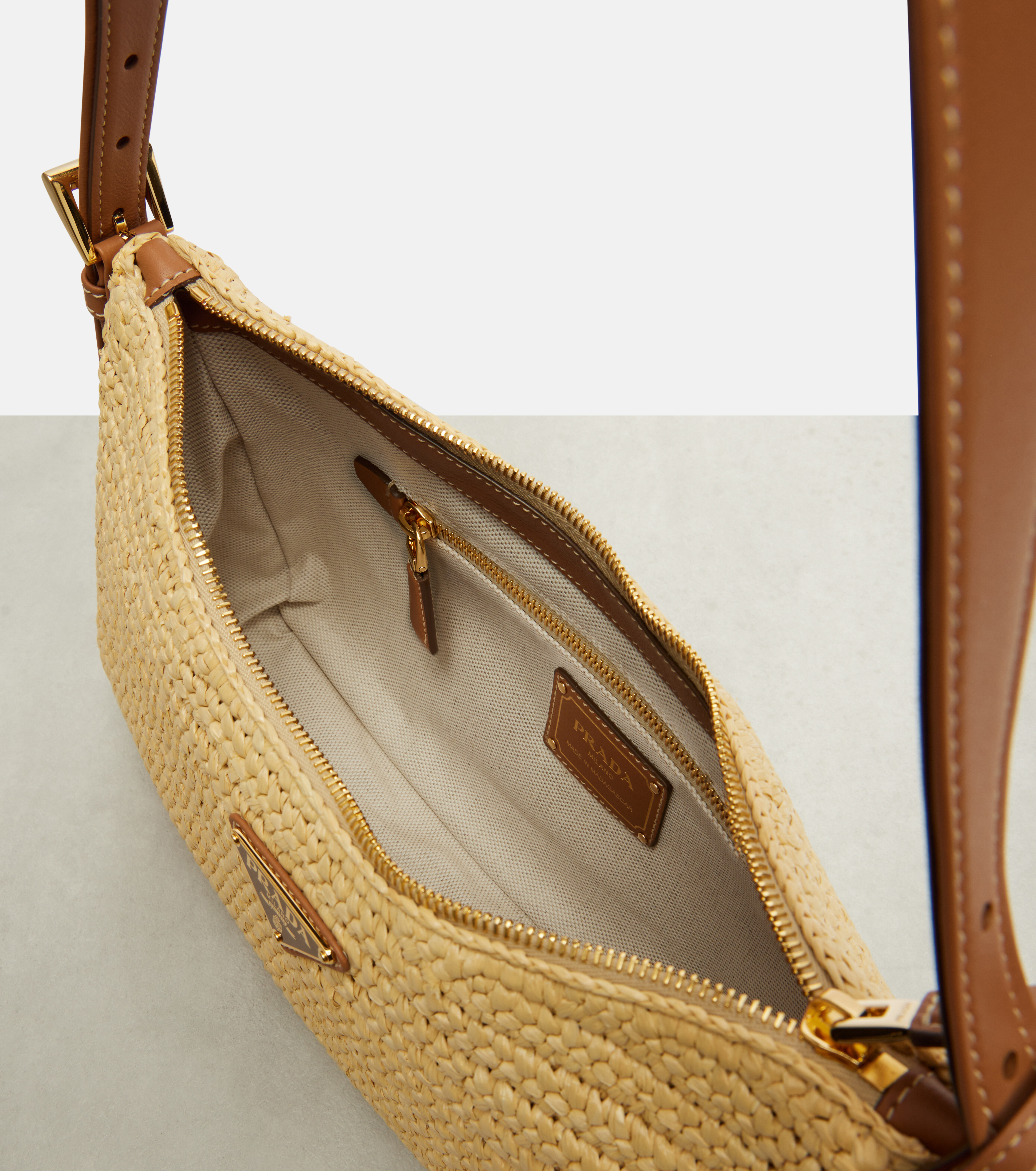 Prada Prada Aimée Large crochet shoulder bag